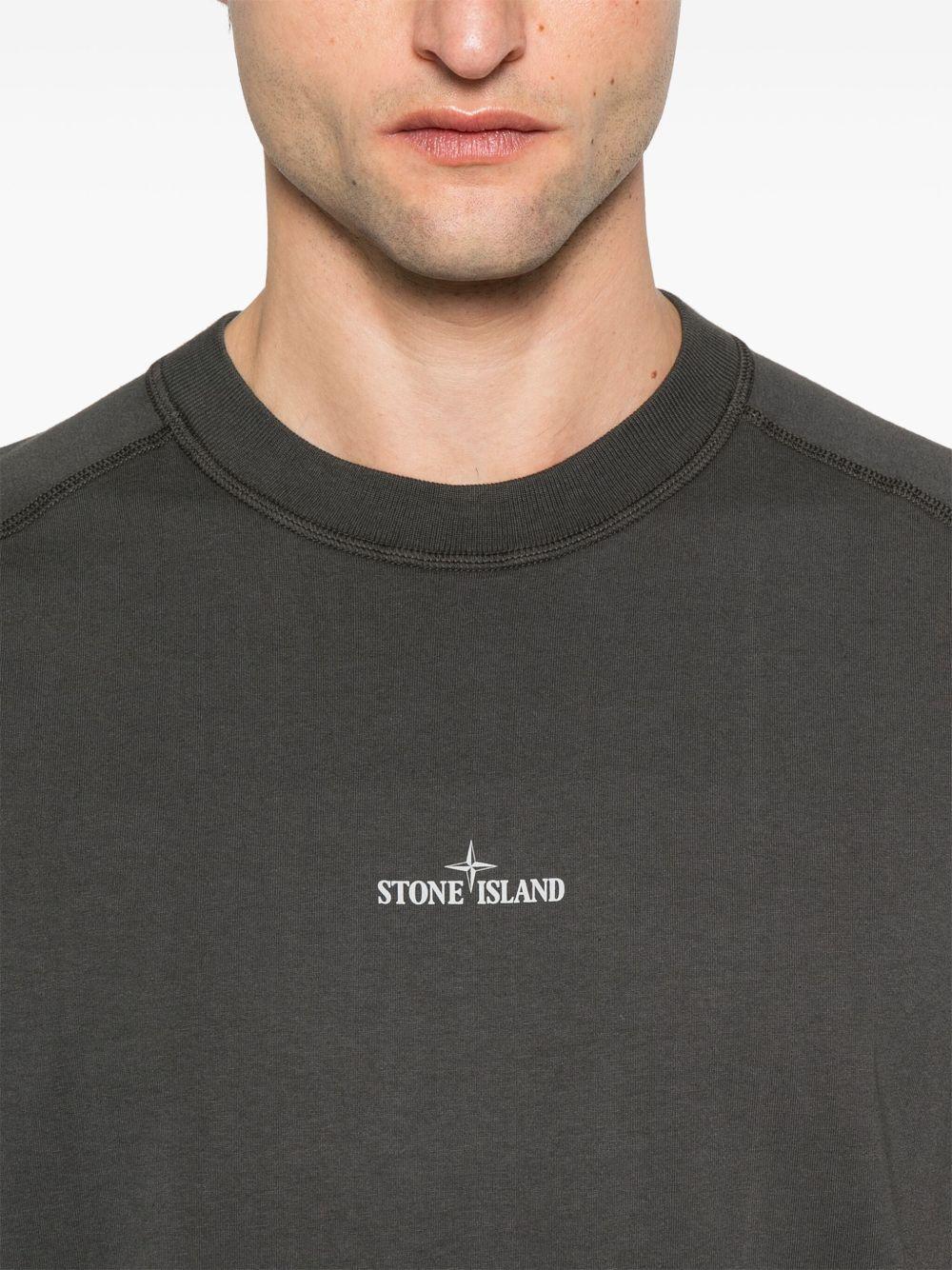 Compass-print T-shirt Product Image