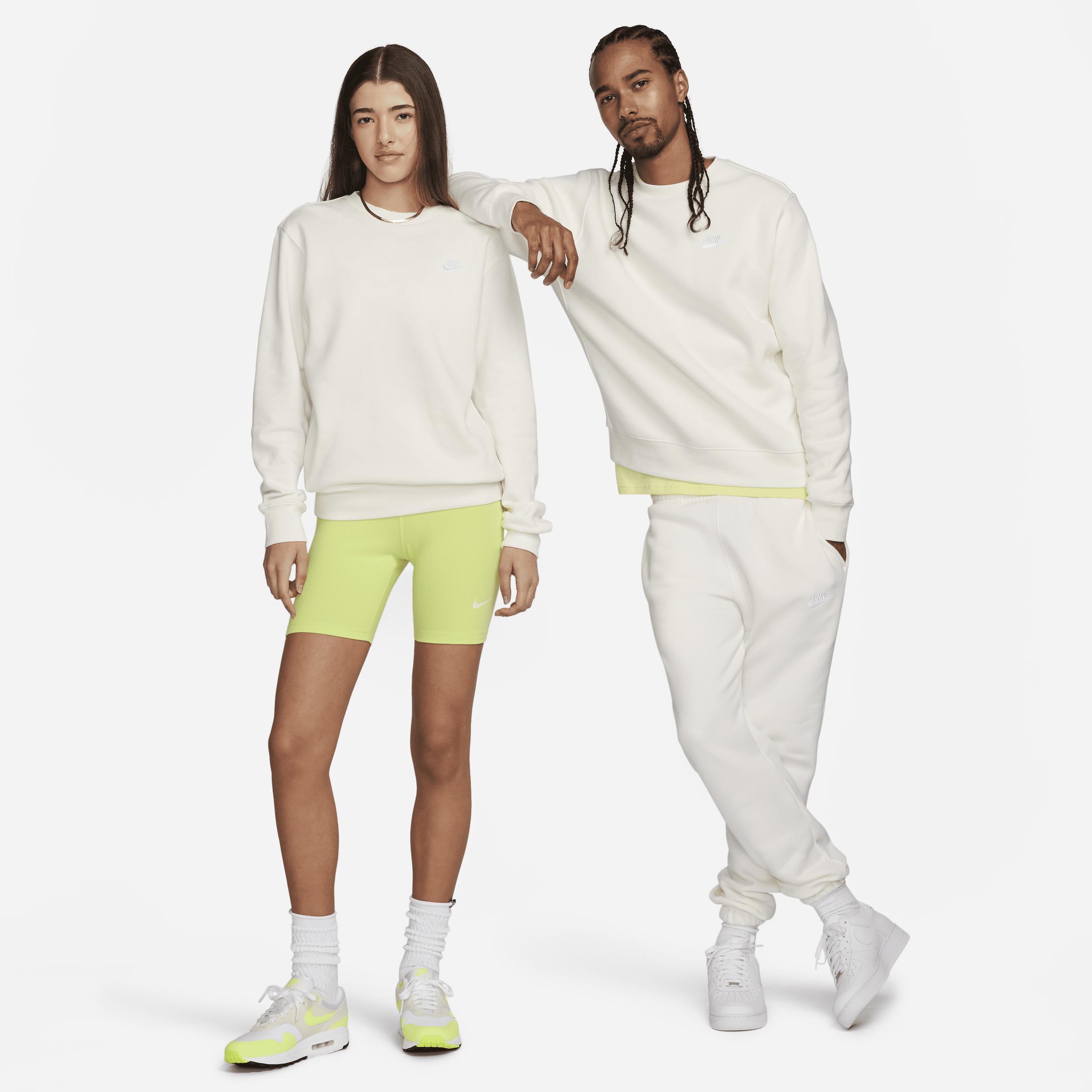 Nike Club unisex crew sweatshirt in off white Product Image