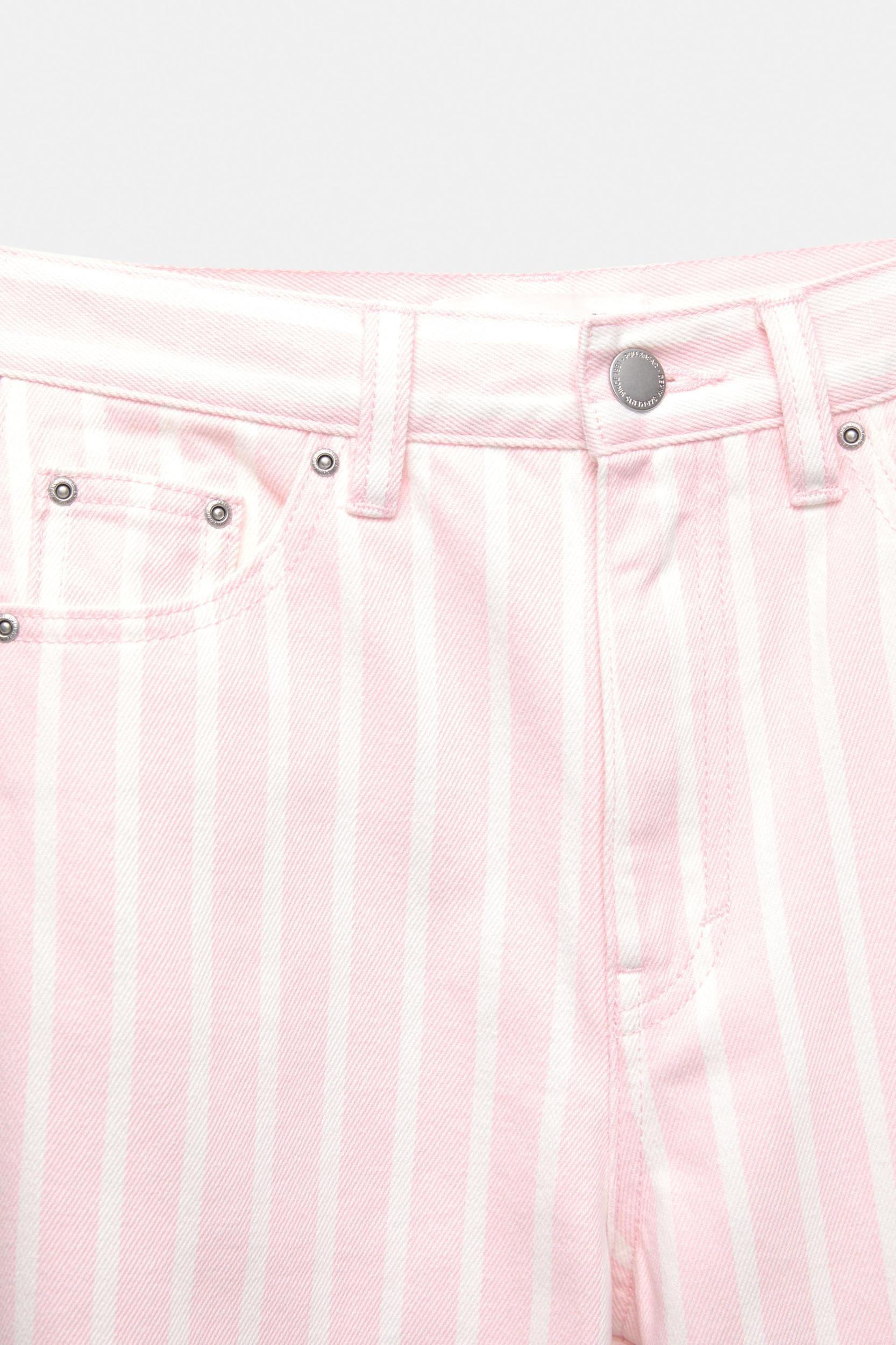 Striped balloon jeans Product Image