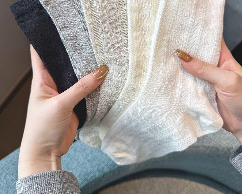 Set of 3 Pairs: Plain Short Socks Product Image