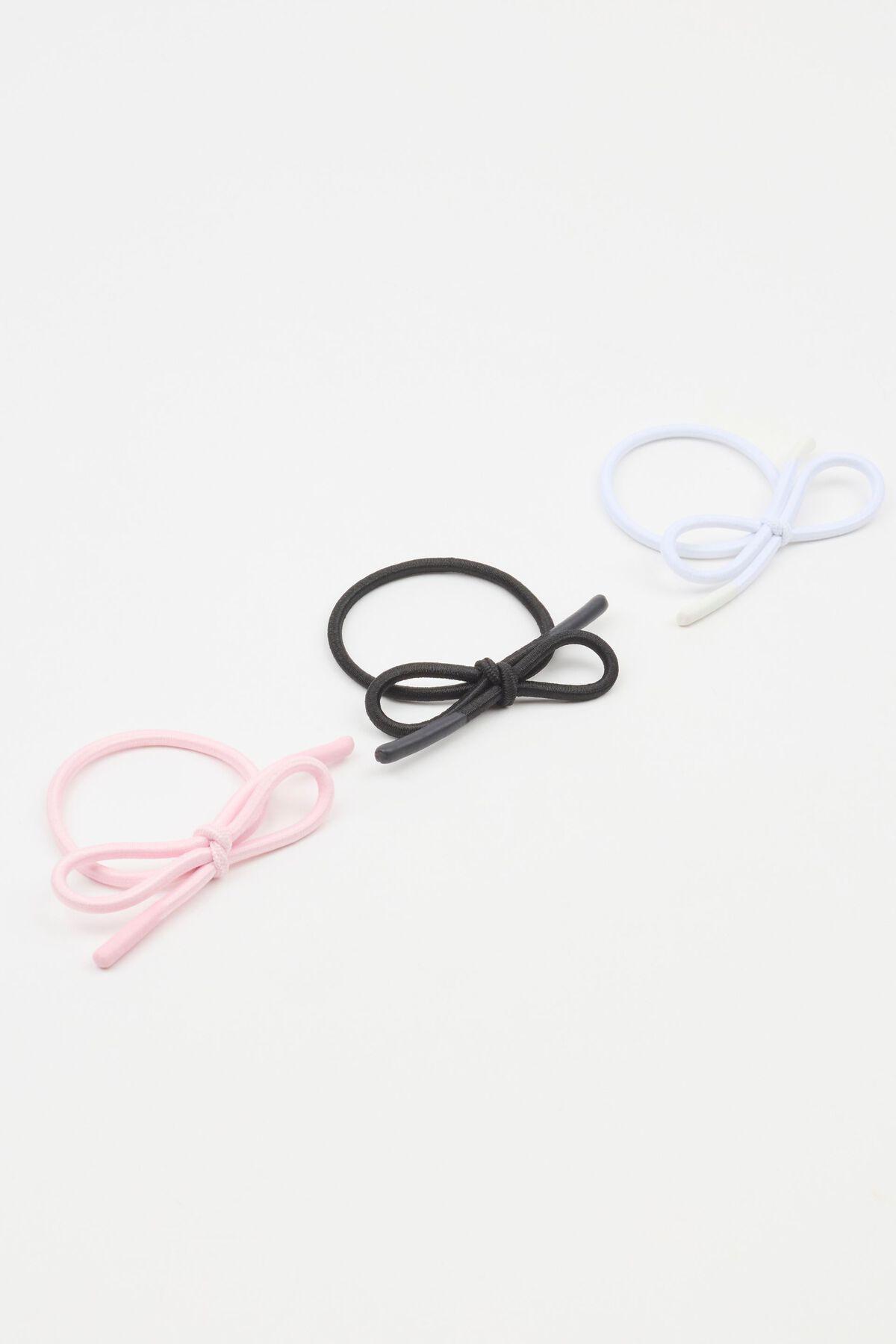 Pack of 6 Bow Hair Elastics Product Image