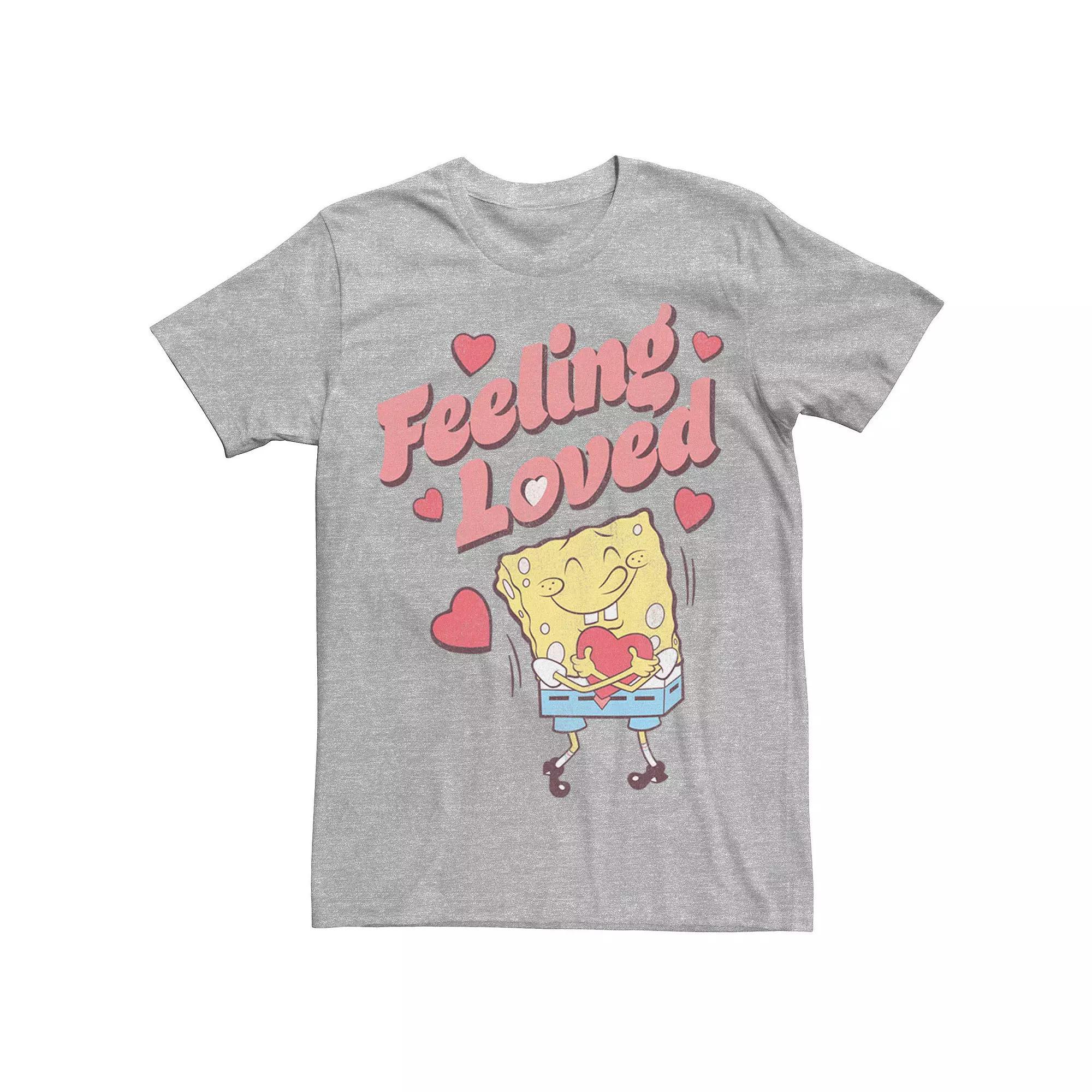 Big & Tall SpongeBob Feeling Loved Tee, Men's,  Product Image