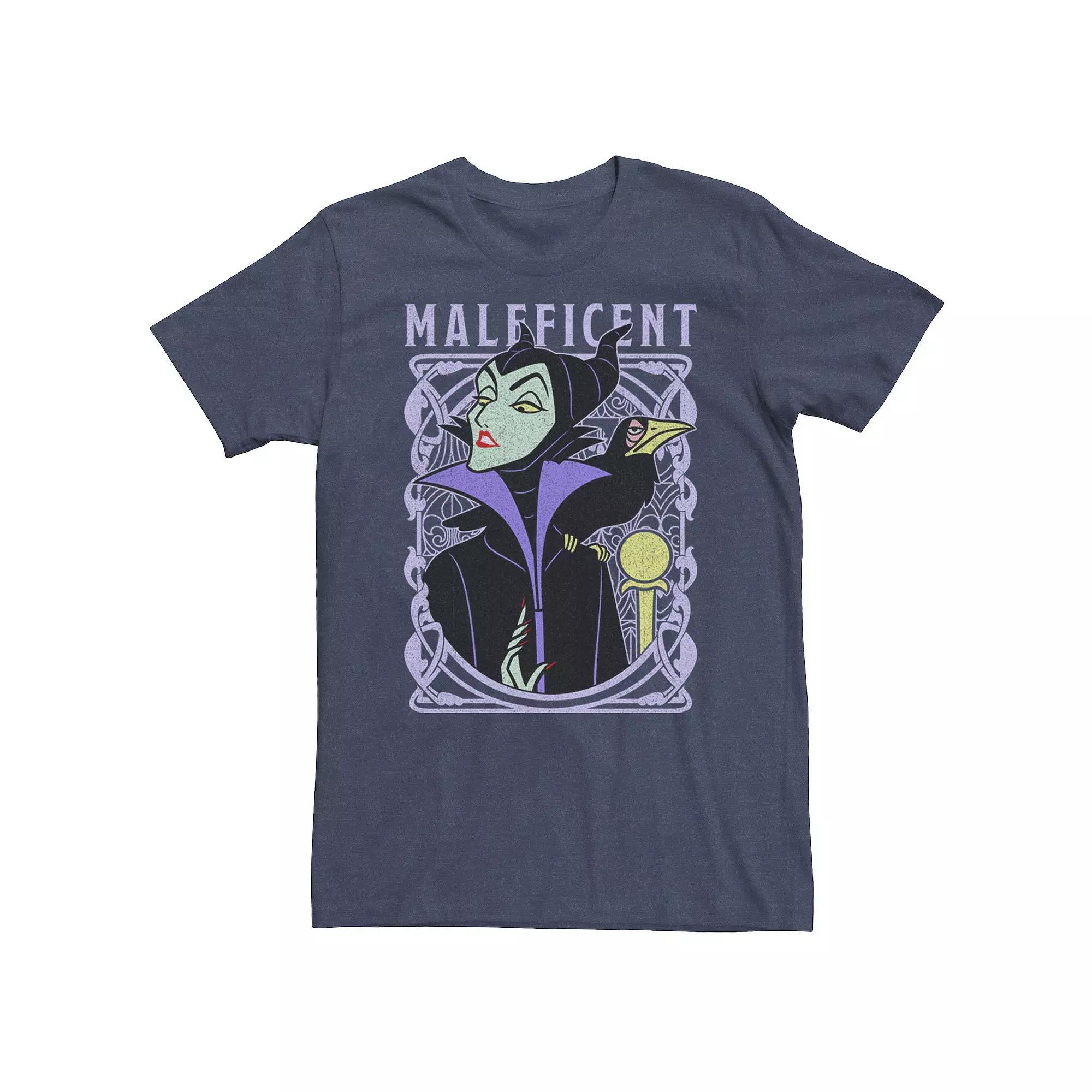 Big & Tall Disney Sleeping Beauty Maleficent Old School Poster Tee, Men's,  Product Image
