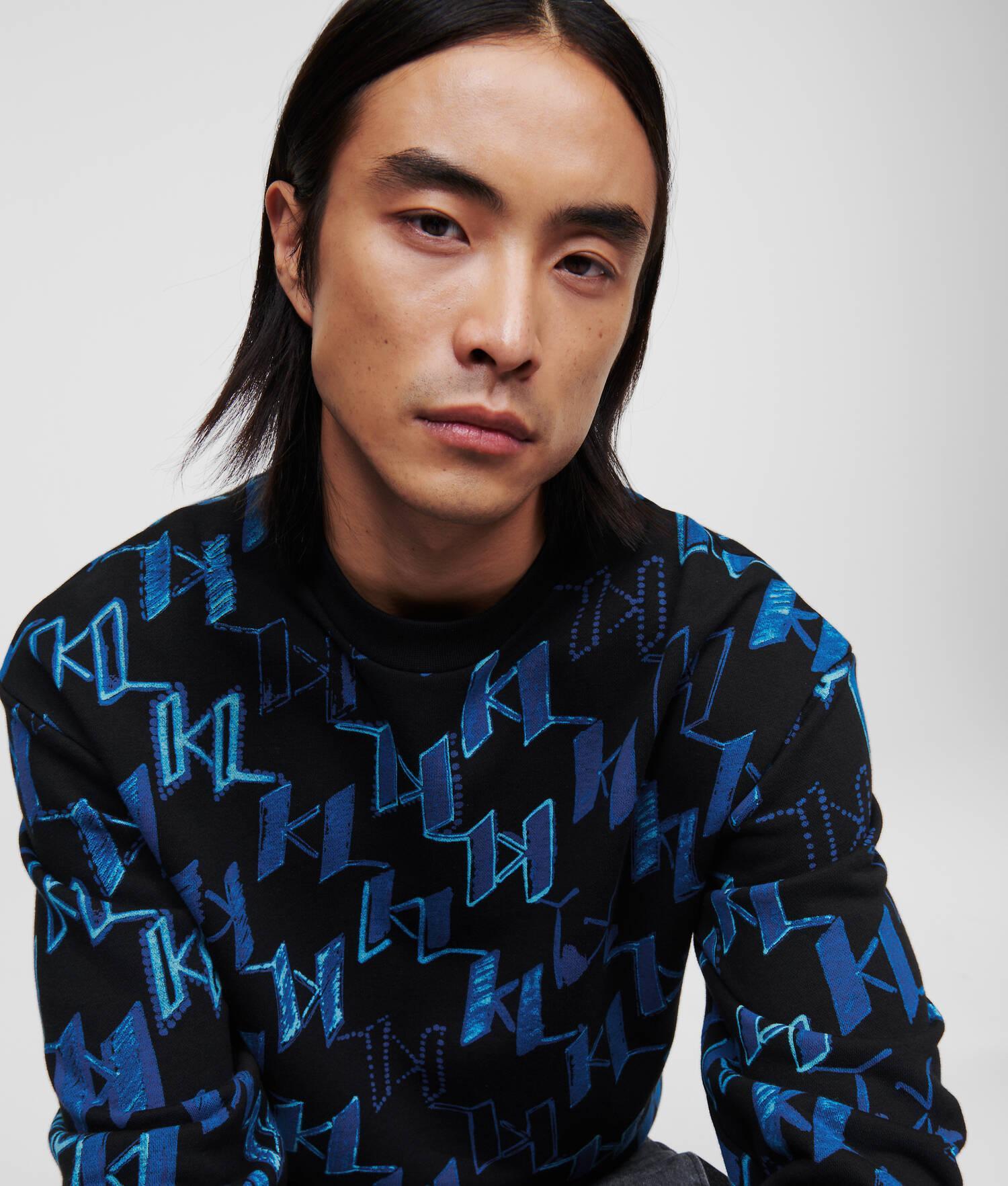 GRAFFITI KARL MONOGRAM SWEATSHIRT Product Image