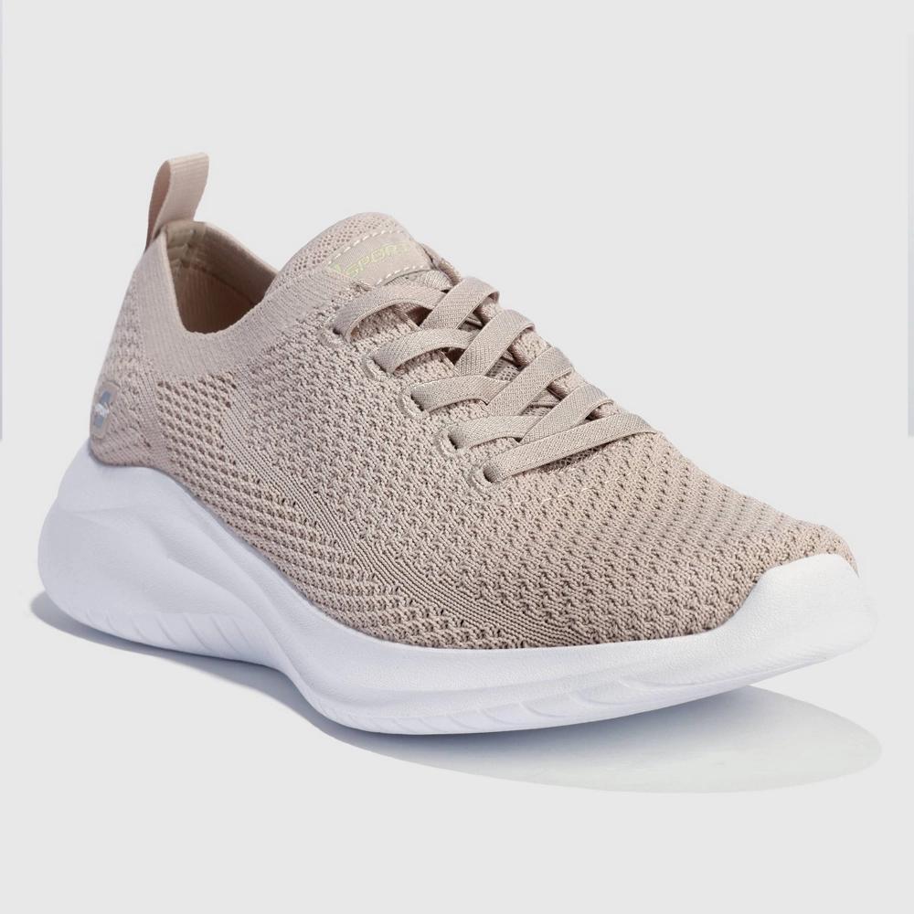 S Sport By Skechers Womens Resse 2.0 Elastic Gore Sneakers - Taupe 8.5 Product Image