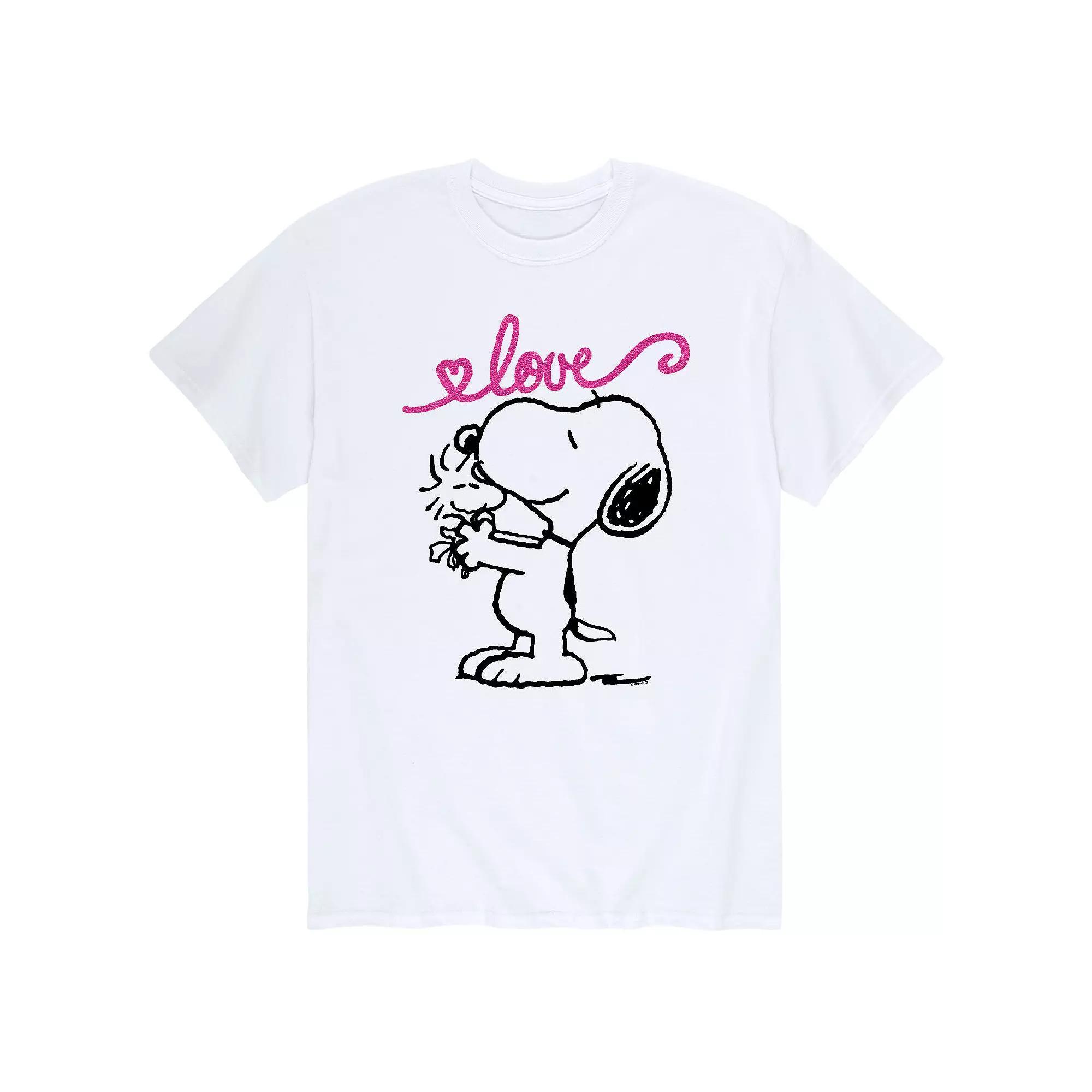 Men's Peanuts Valentine's Day Snoopy Love Tee,  Product Image