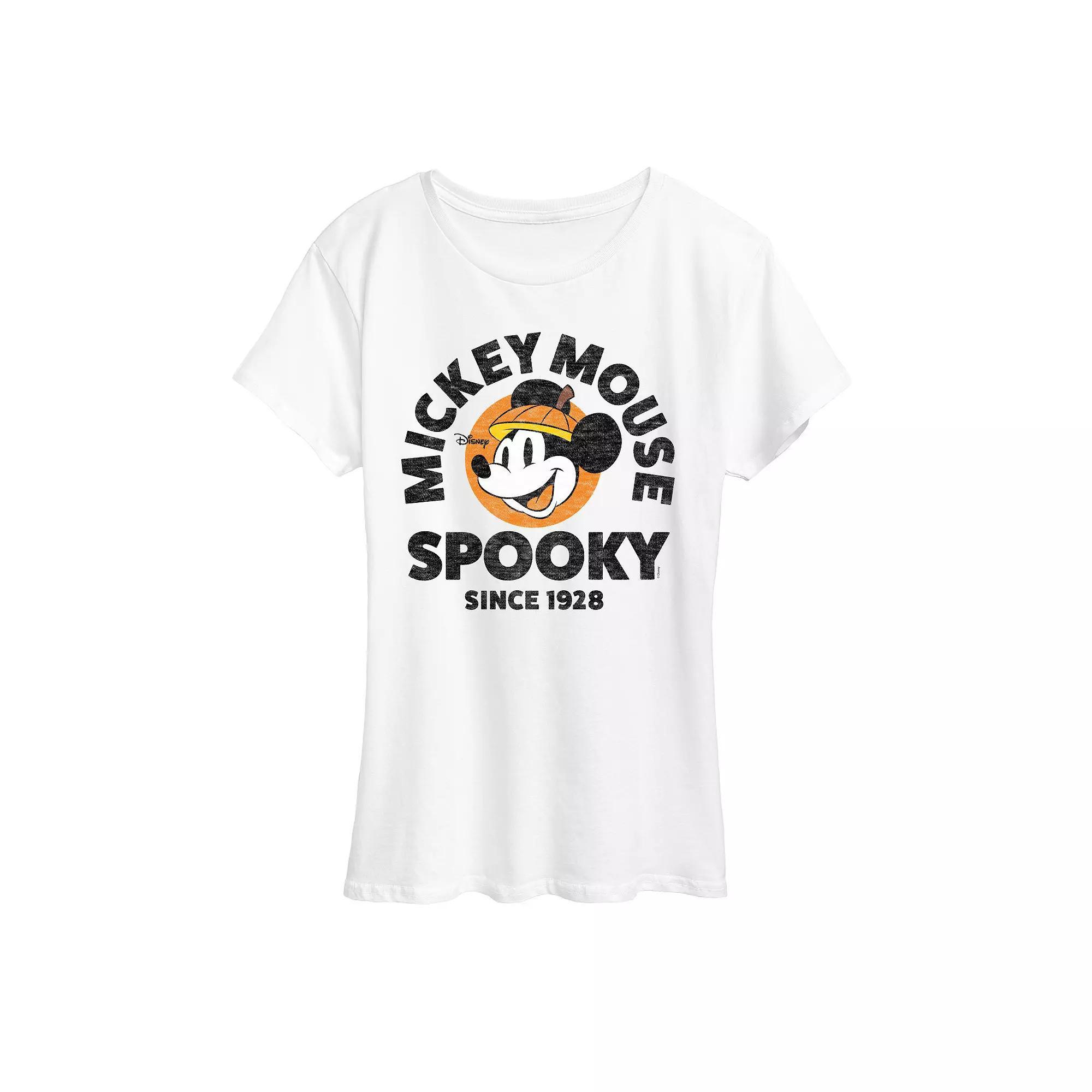 Disney's iMickey Mouse Women's Spooky Since 1928 Graphic Tee,  Product Image