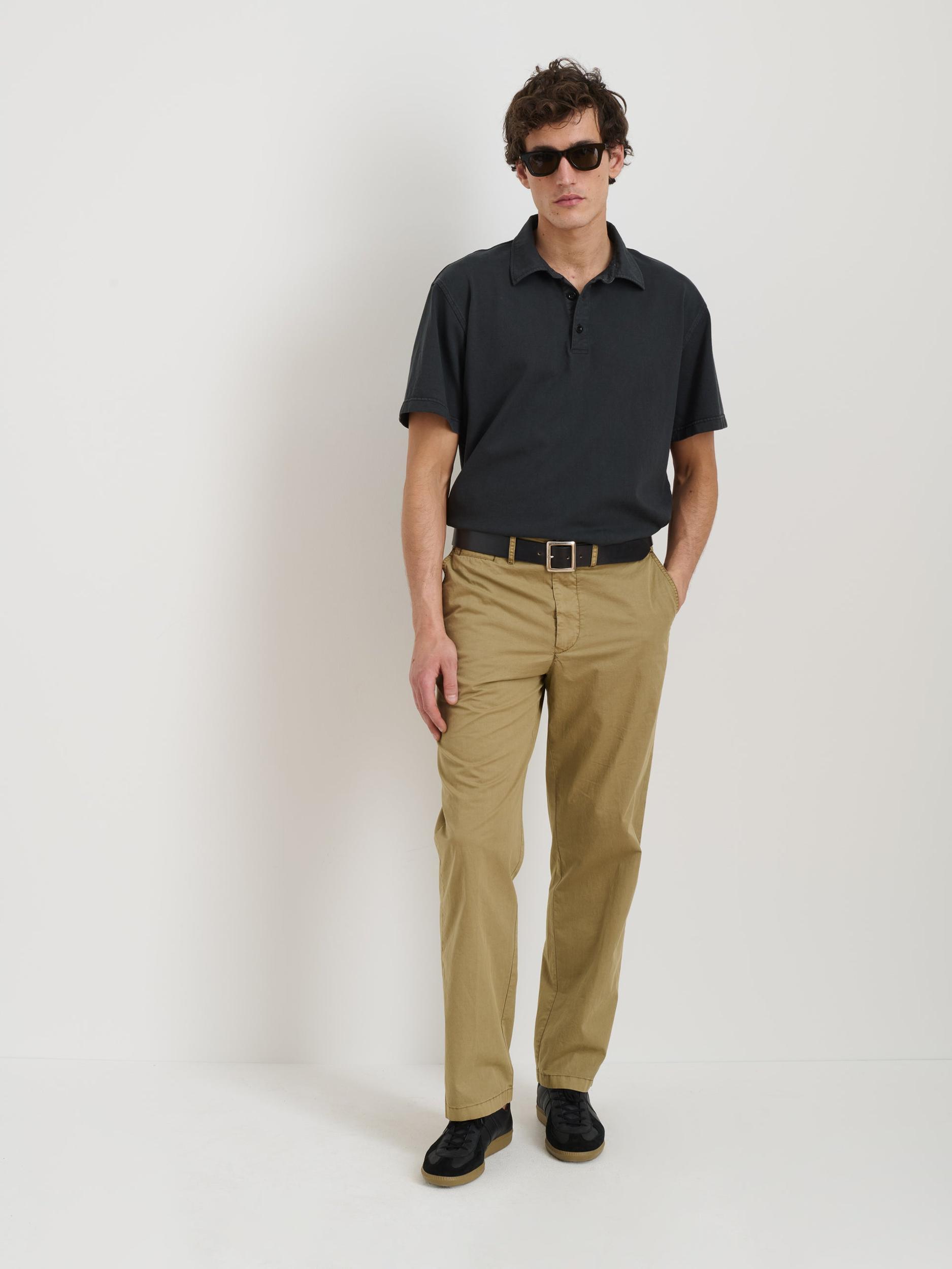 Lucas Polo In Indigo Stripe Product Image