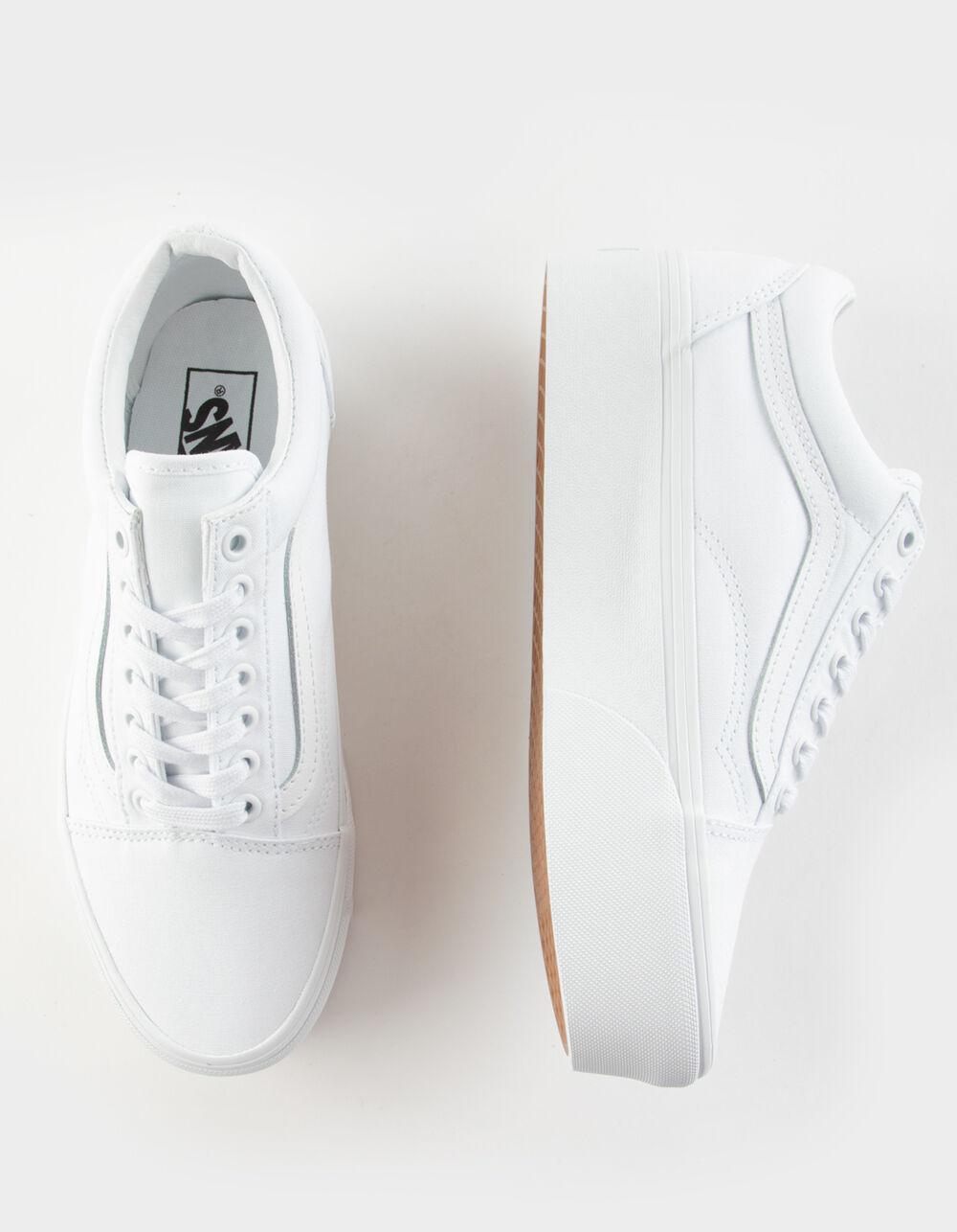 VANS Old Skool Stackform Womens Shoes - WHITE Product Image