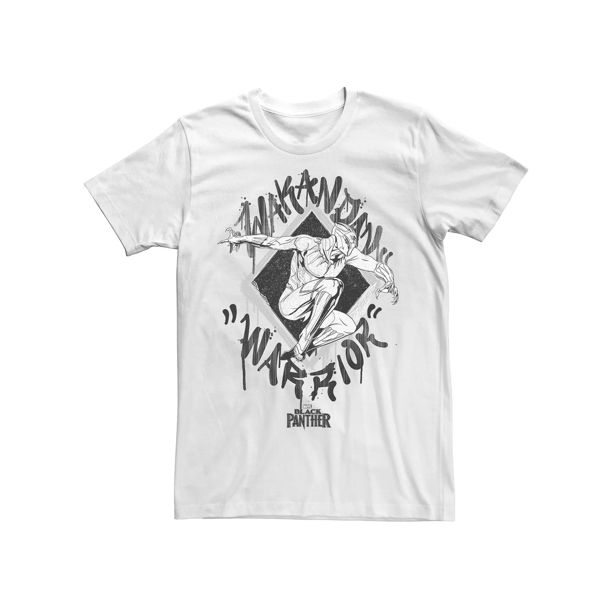 Men's Marvel Black Panther Wakanda Warrior Graphic Tee,  Product Image