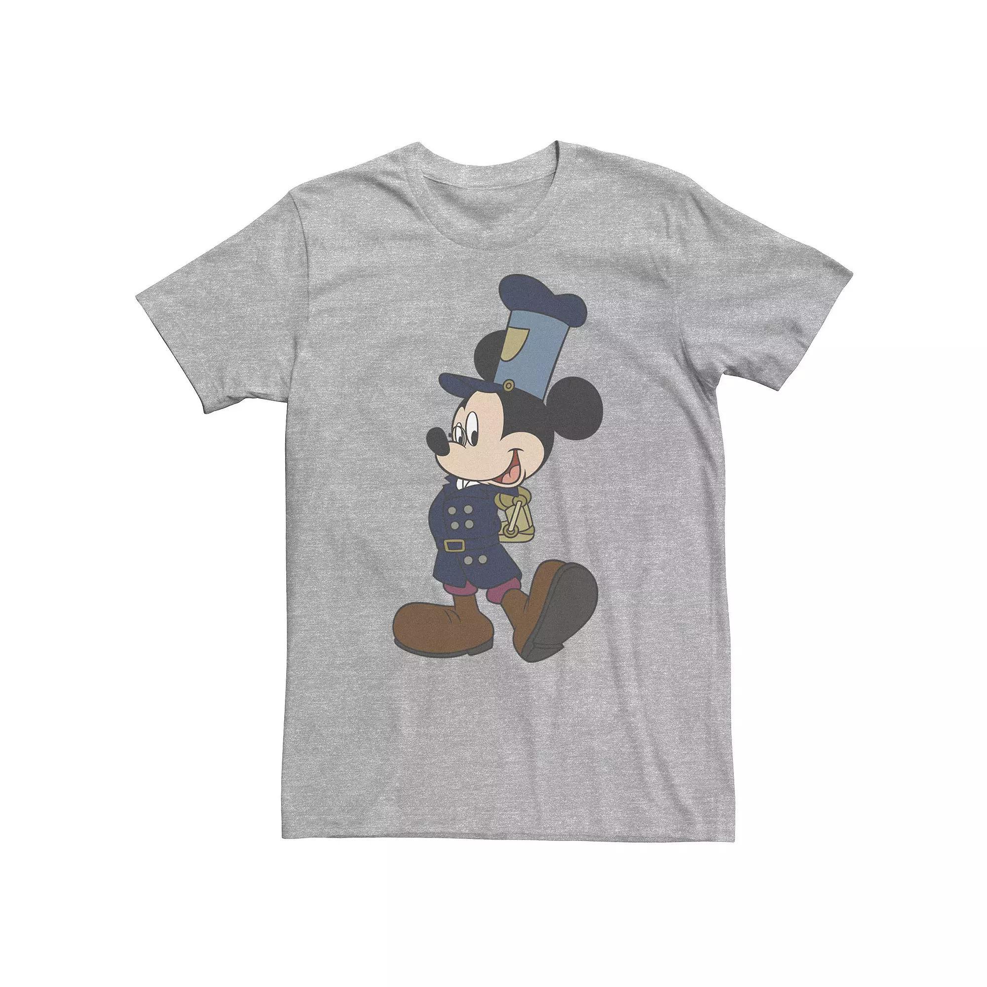 Big & Tall Disney Mickey Mouse Steampunk Outfit Tee, Men's, Size: XXL Tall, Athletic Grey Product Image