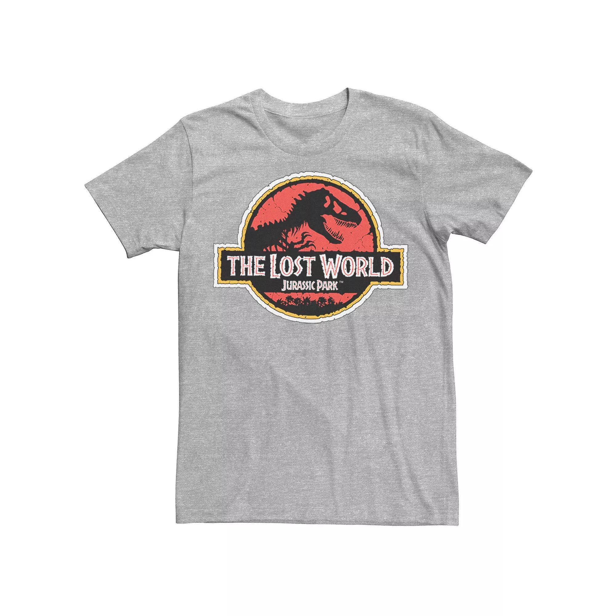 Men's Jurassic Park The Lost World Movie Logo Tee, Size: XXL, Silver Product Image