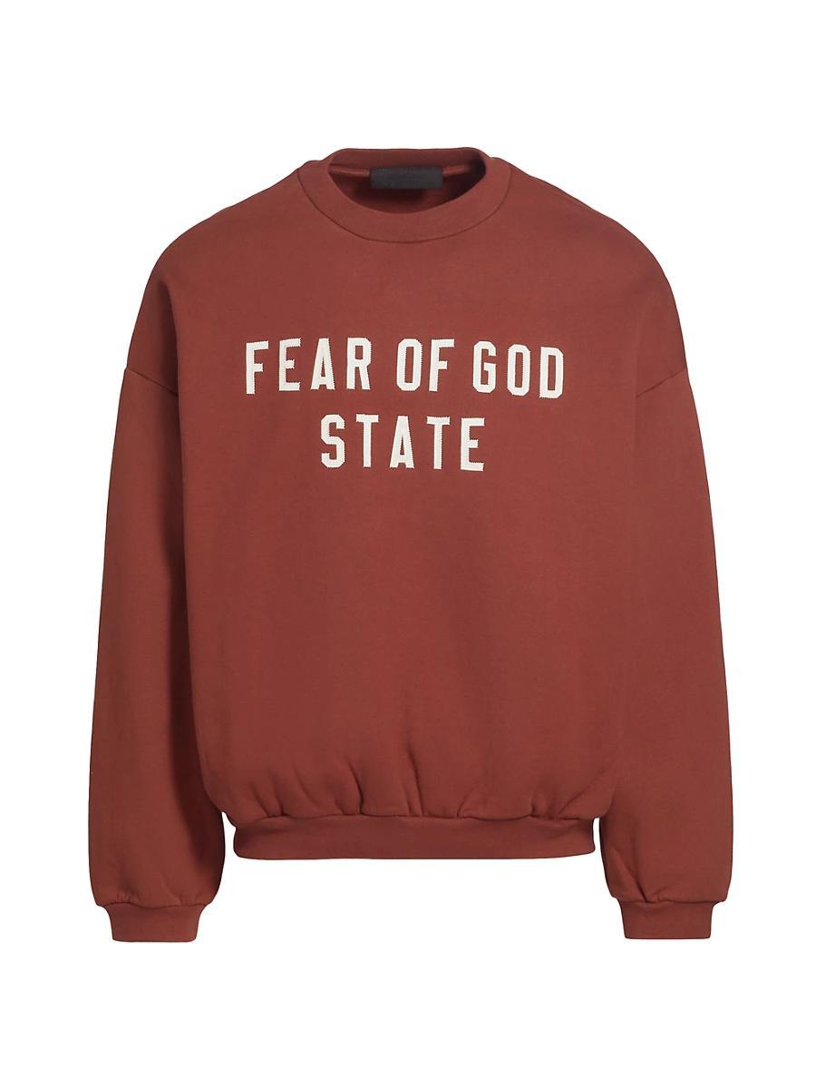 Mens Logo Fleece Crewneck Sweatshirt Product Image