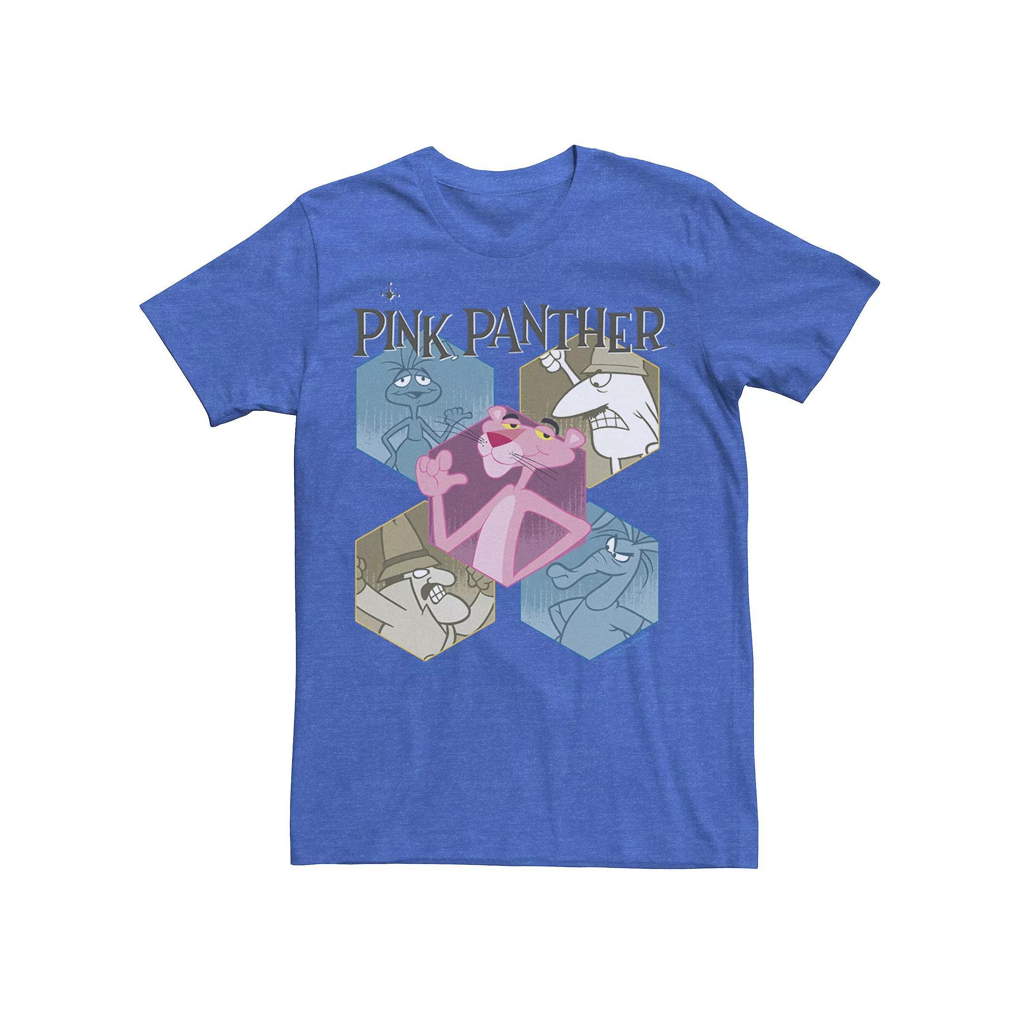Men's Pink Panther Hexagonal Portraits Graphic Tee,  Product Image