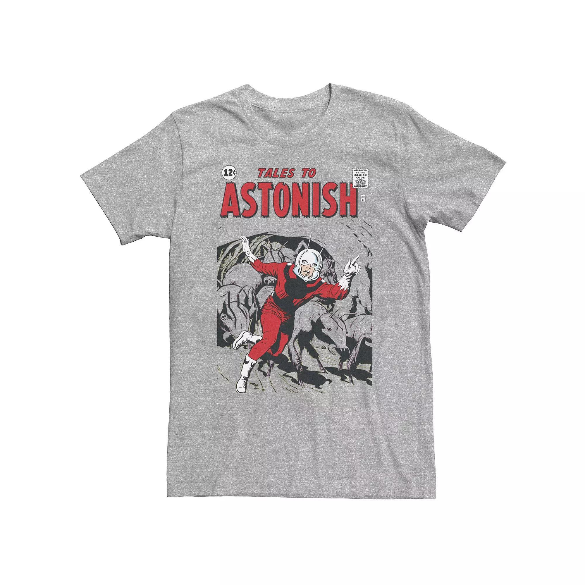 Big & Tall Marvel Ant-Man "Tales To Astonish" Comic Cover Tee, Men's, Size: 3XL Tall, Athletic Grey Product Image