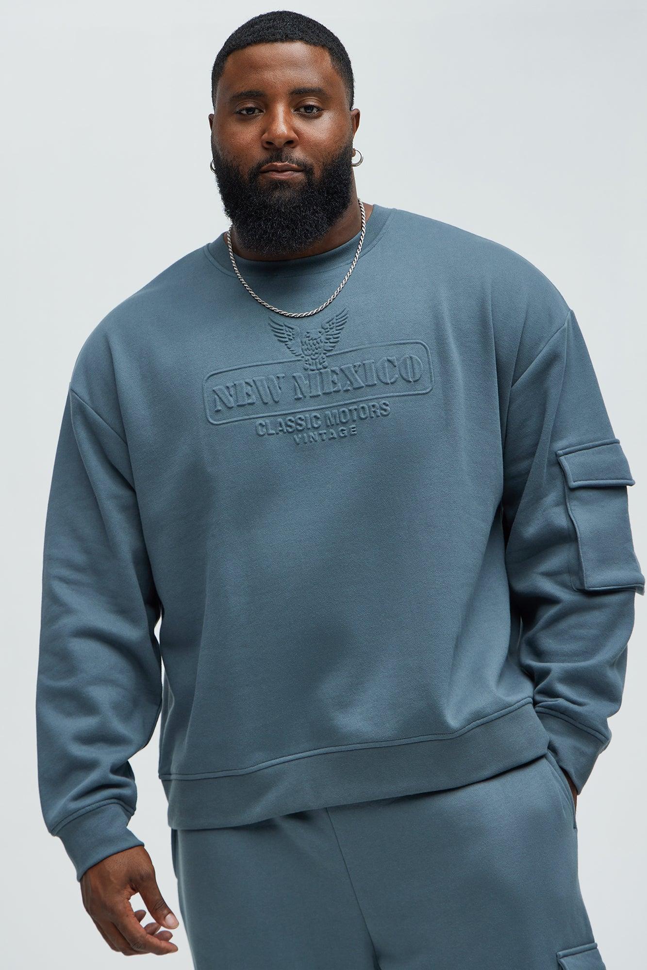 Classic Motors Crewneck Sweatshirt - Dusty Blue Product Image