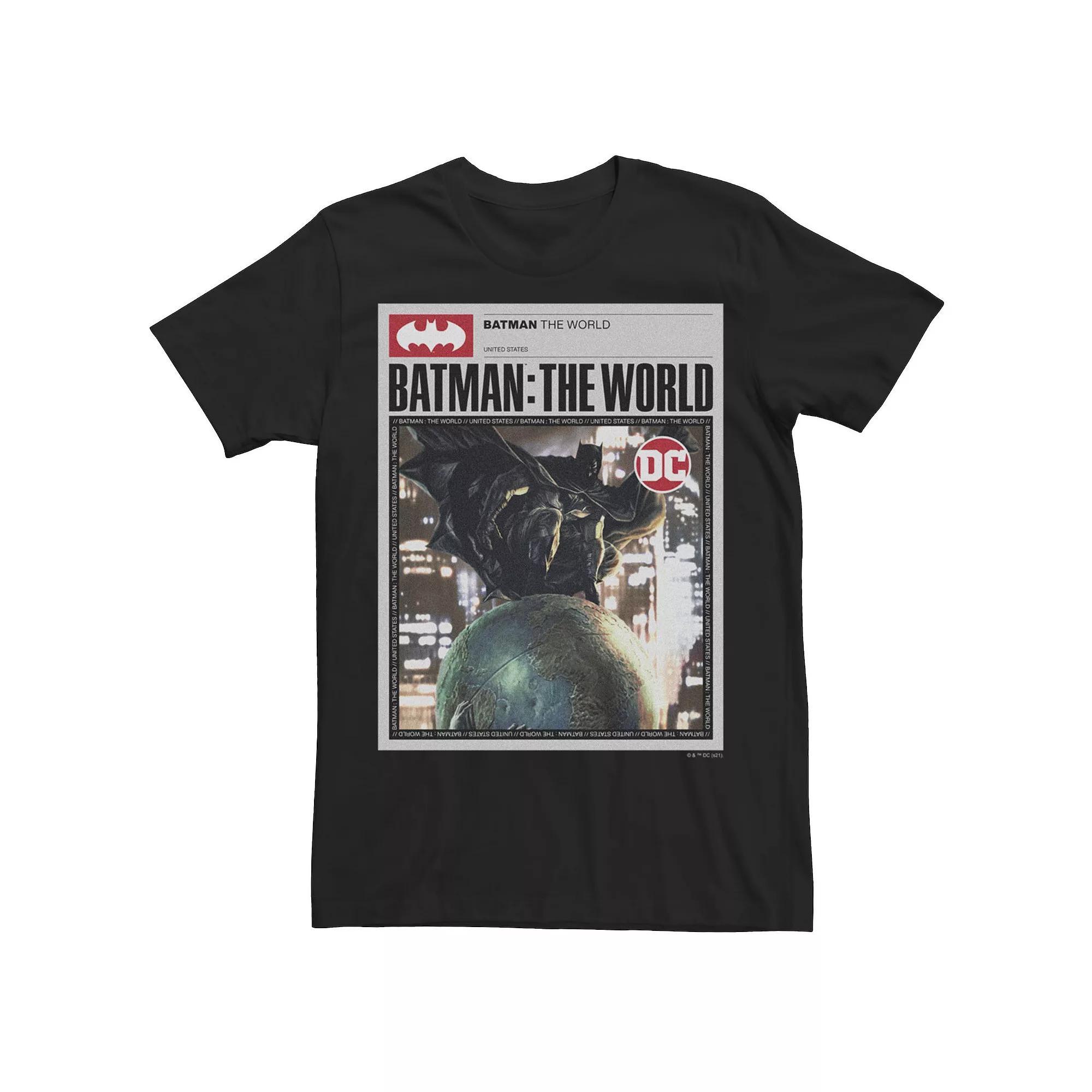Men's Batman: The World Germany Red Bat Logo Tee, Boy's,  Product Image
