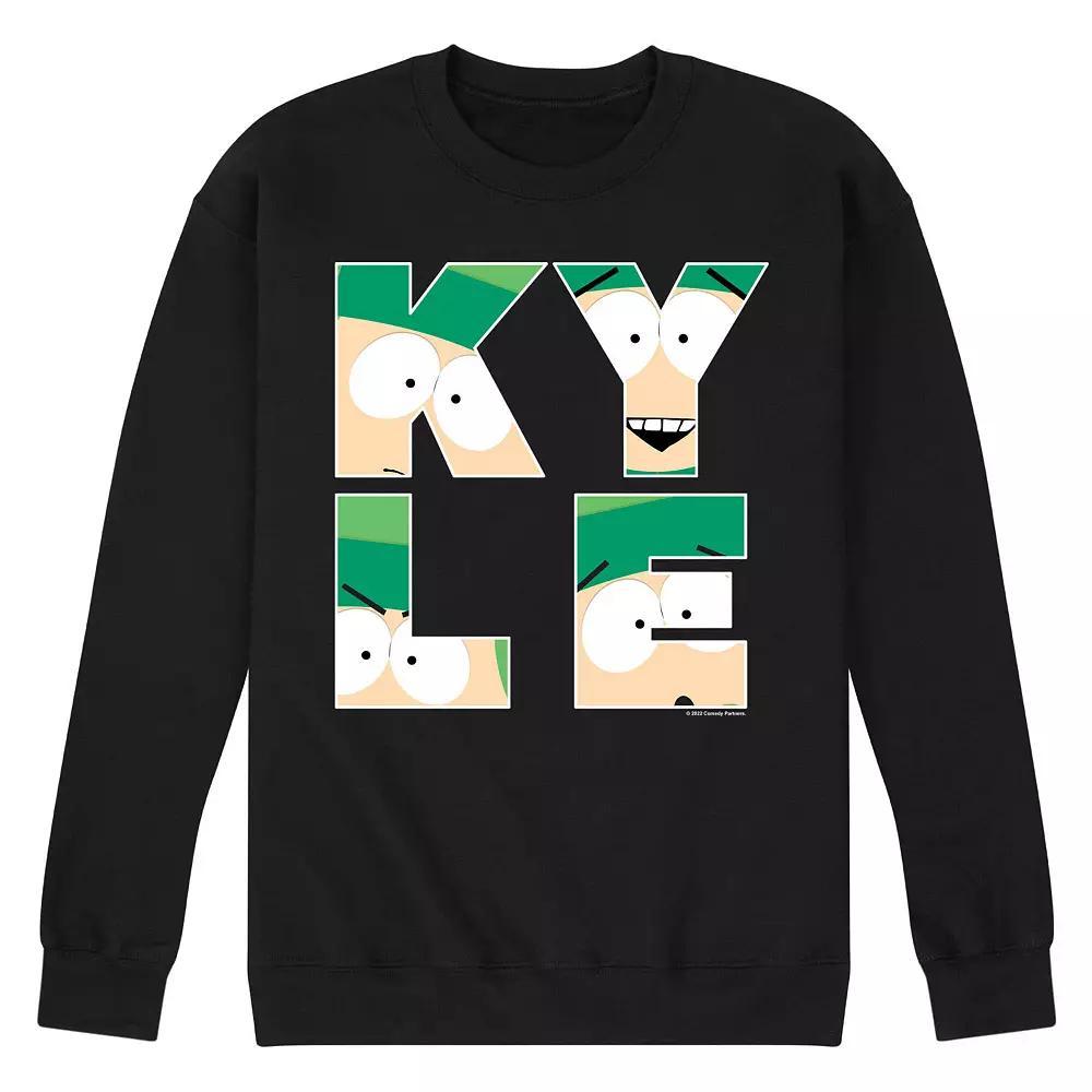 Men's South Park Kyle Fleece Sweatshirt, Size: Small, Black Product Image