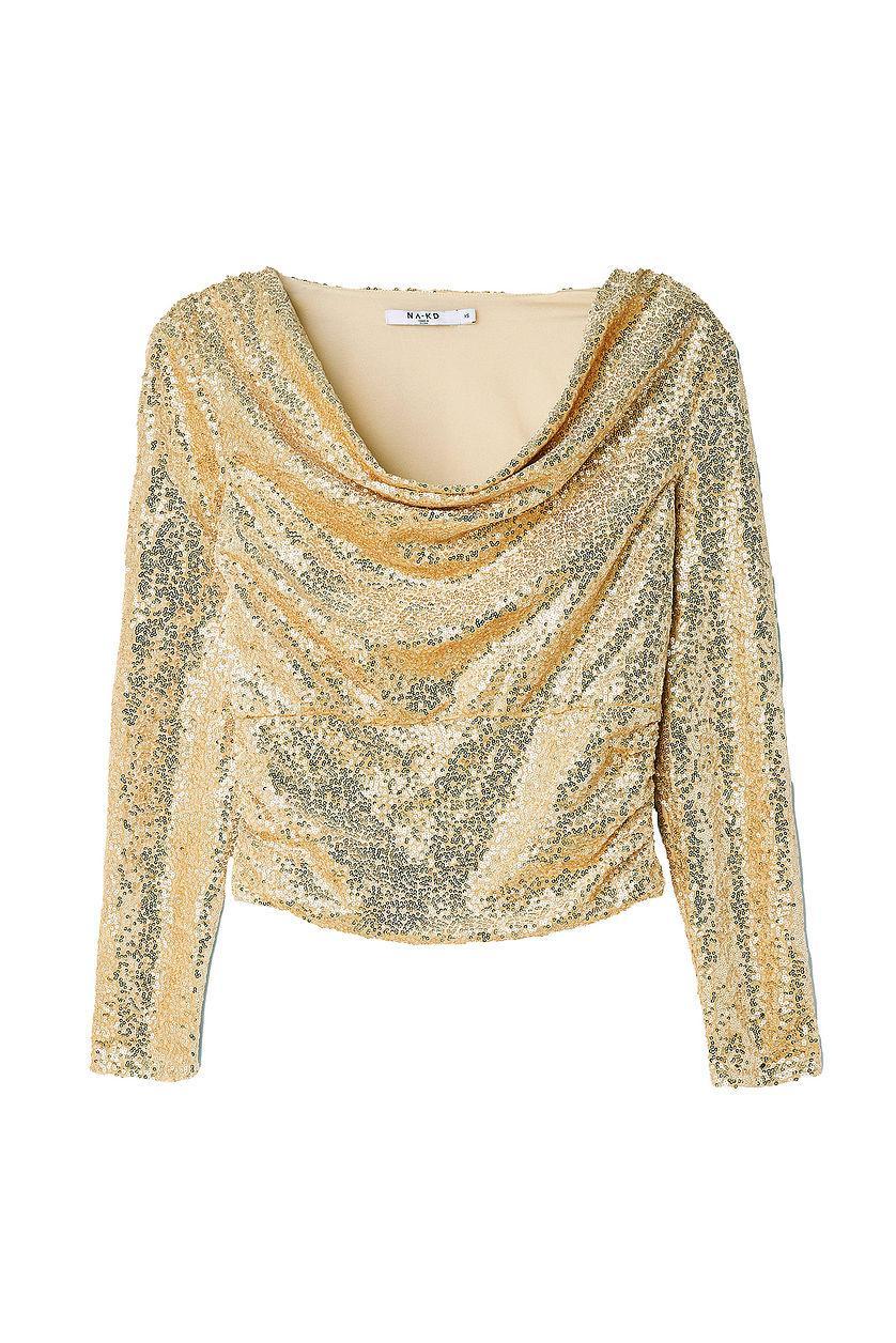 Waterfall Velvet Sequin Top Product Image
