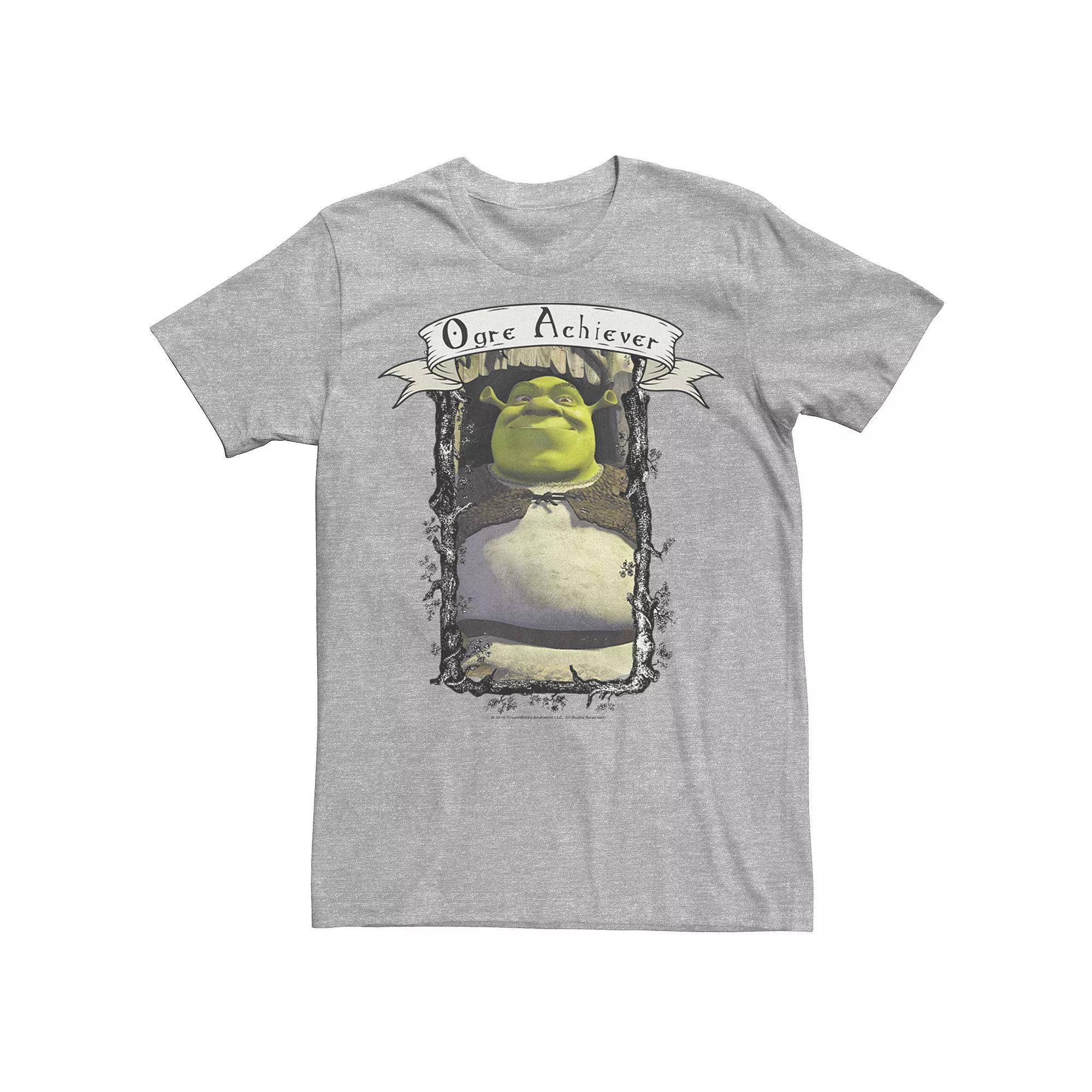 Men's Shrek Ogre Achiever Award Graphic Tee, Size: 3XL, Athletic Grey Product Image