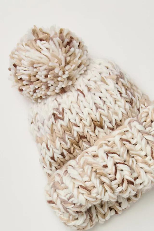 Tide Knit Pom Beanie Product Image