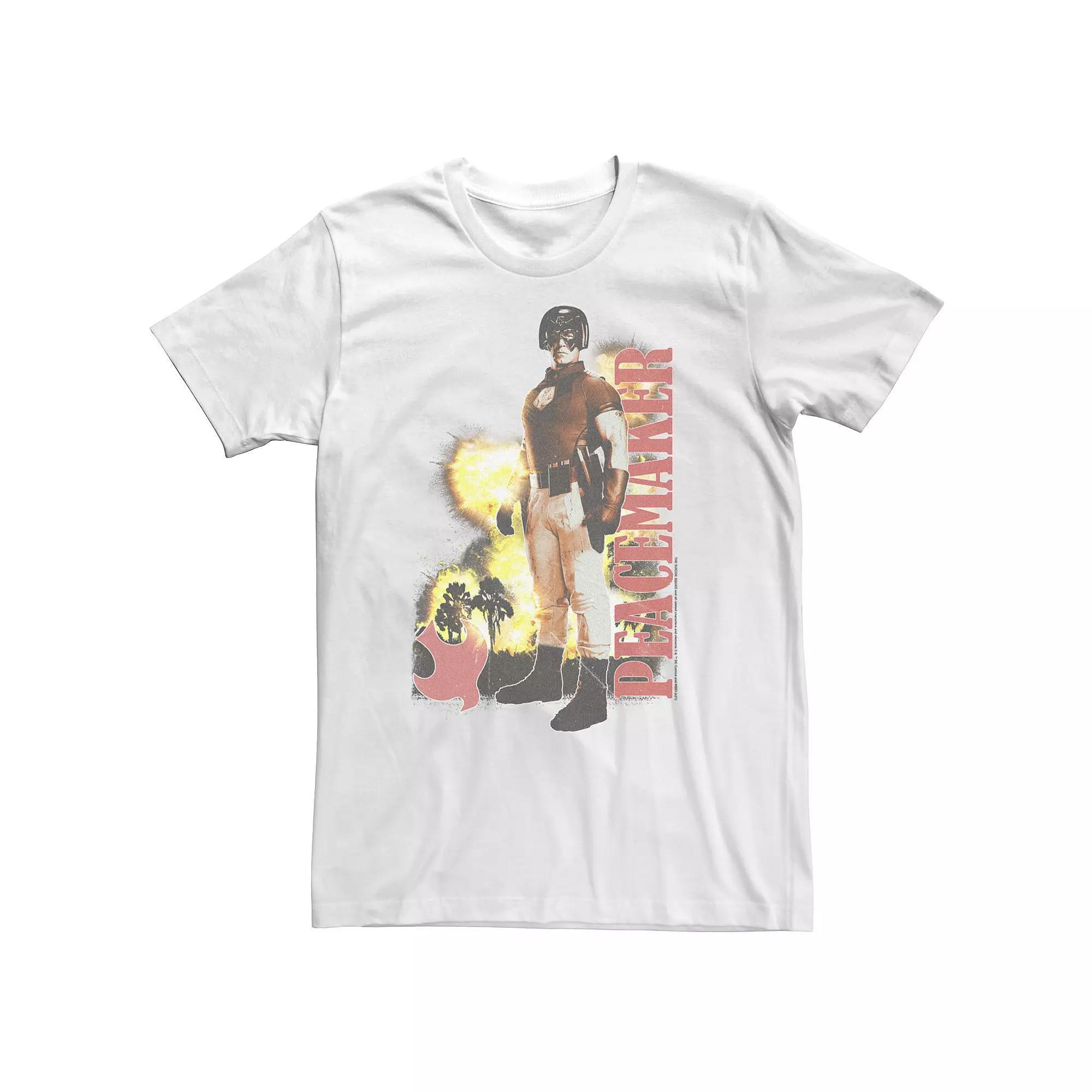Big & Tall DC Comics The Suicide Squad Peacemaker Explosion Logo Tee, Men's,  Product Image