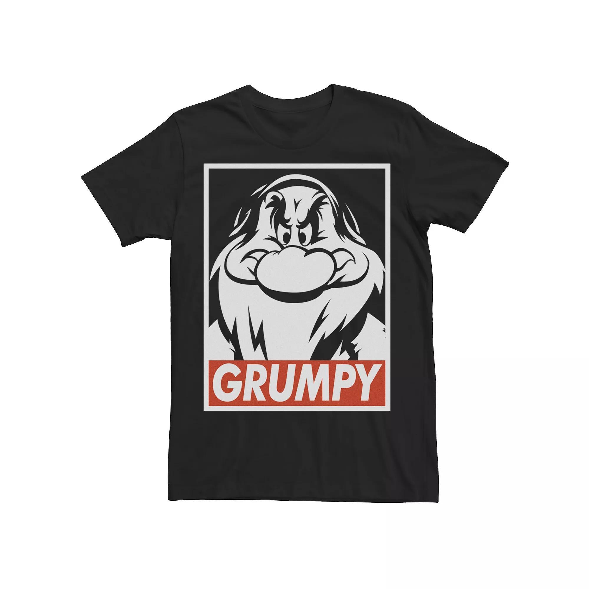 Big & Tal Disney Snow White Grumpy Streetwear Poster Tee, Men's,  Product Image