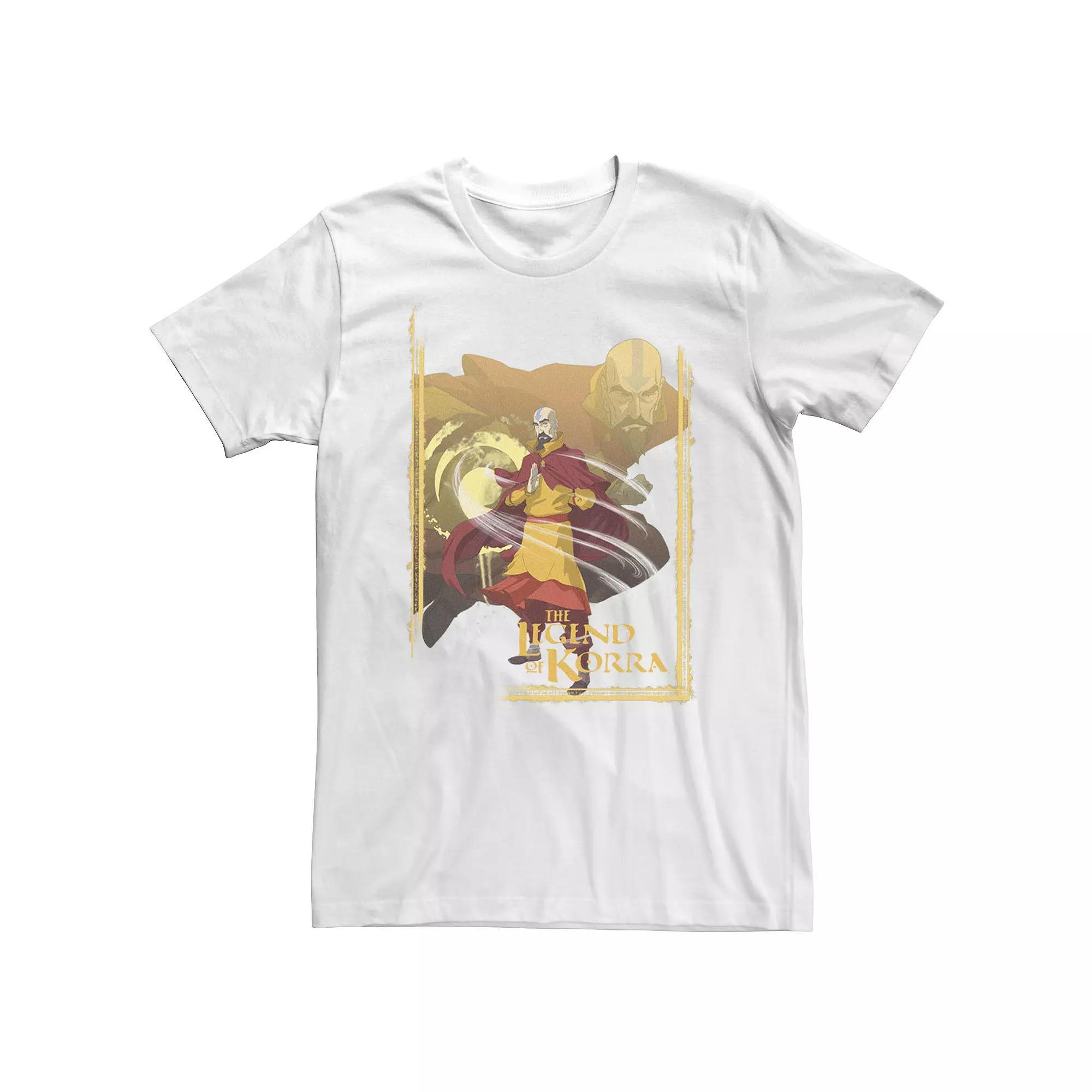 Big & Tall The Legend Of Korra Tenzin Collage Poster Tee, Men's,  Product Image