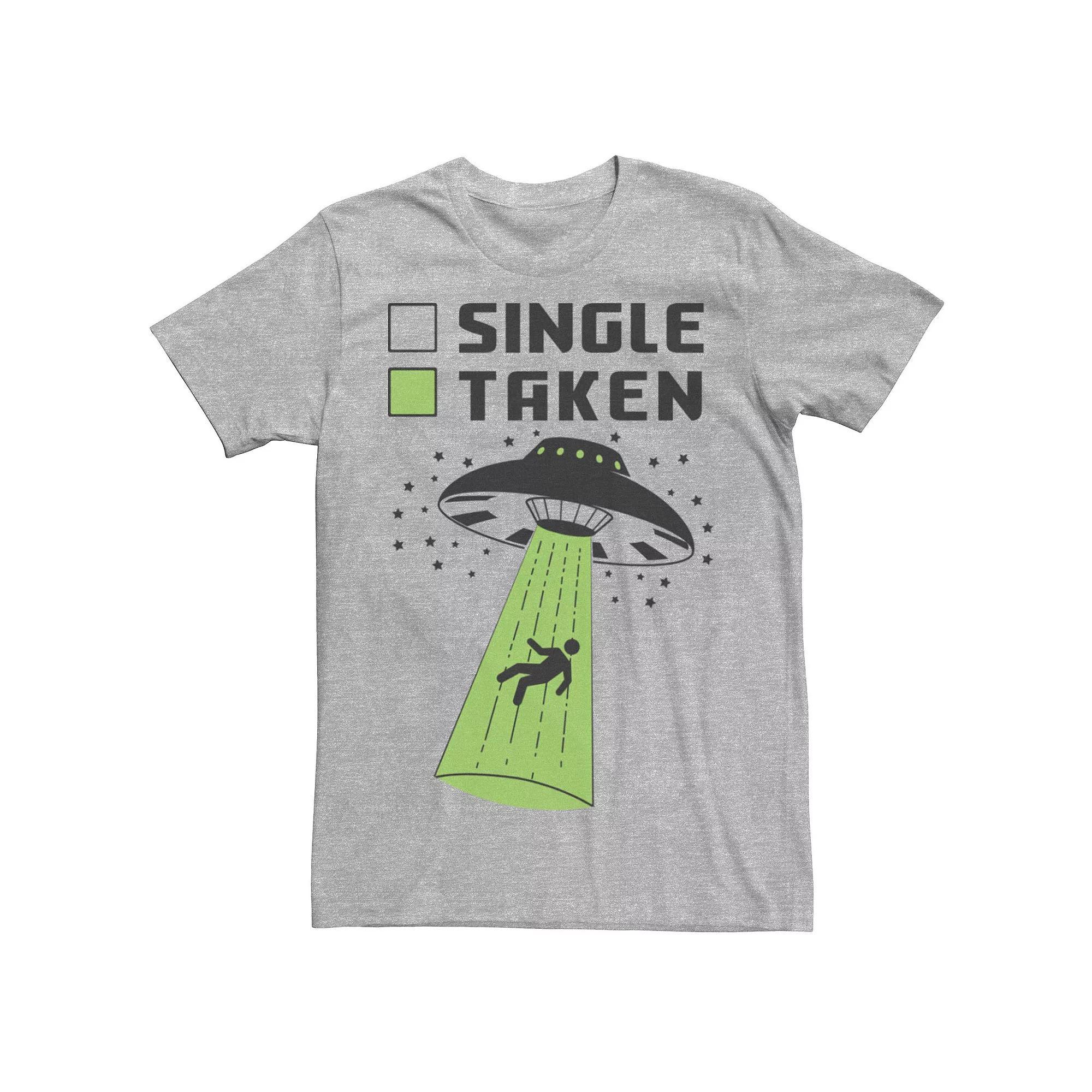 Men's Single or Taken Tee, Size: Small, Athletic Grey Product Image