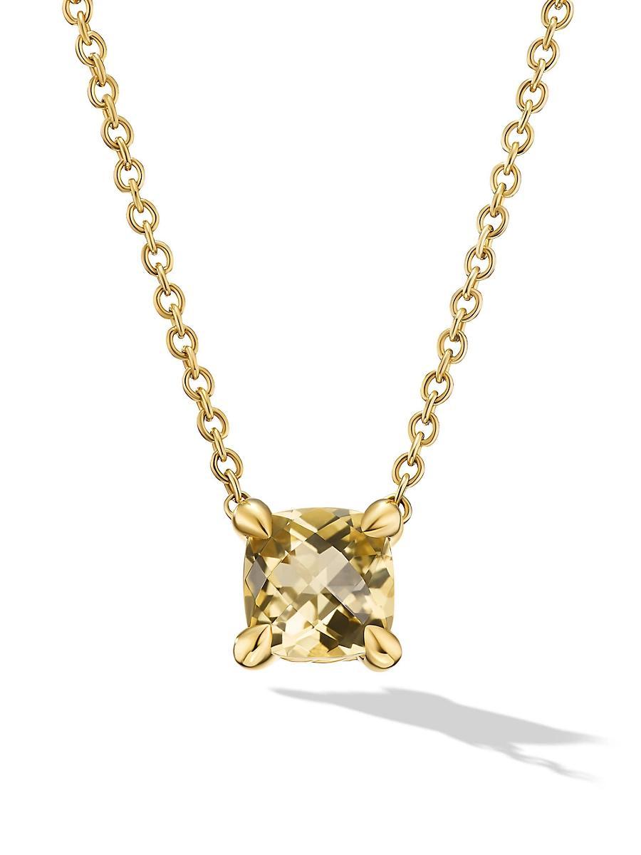 Womens Petite Chatelaine Necklace in 18K Yellow Gold Product Image