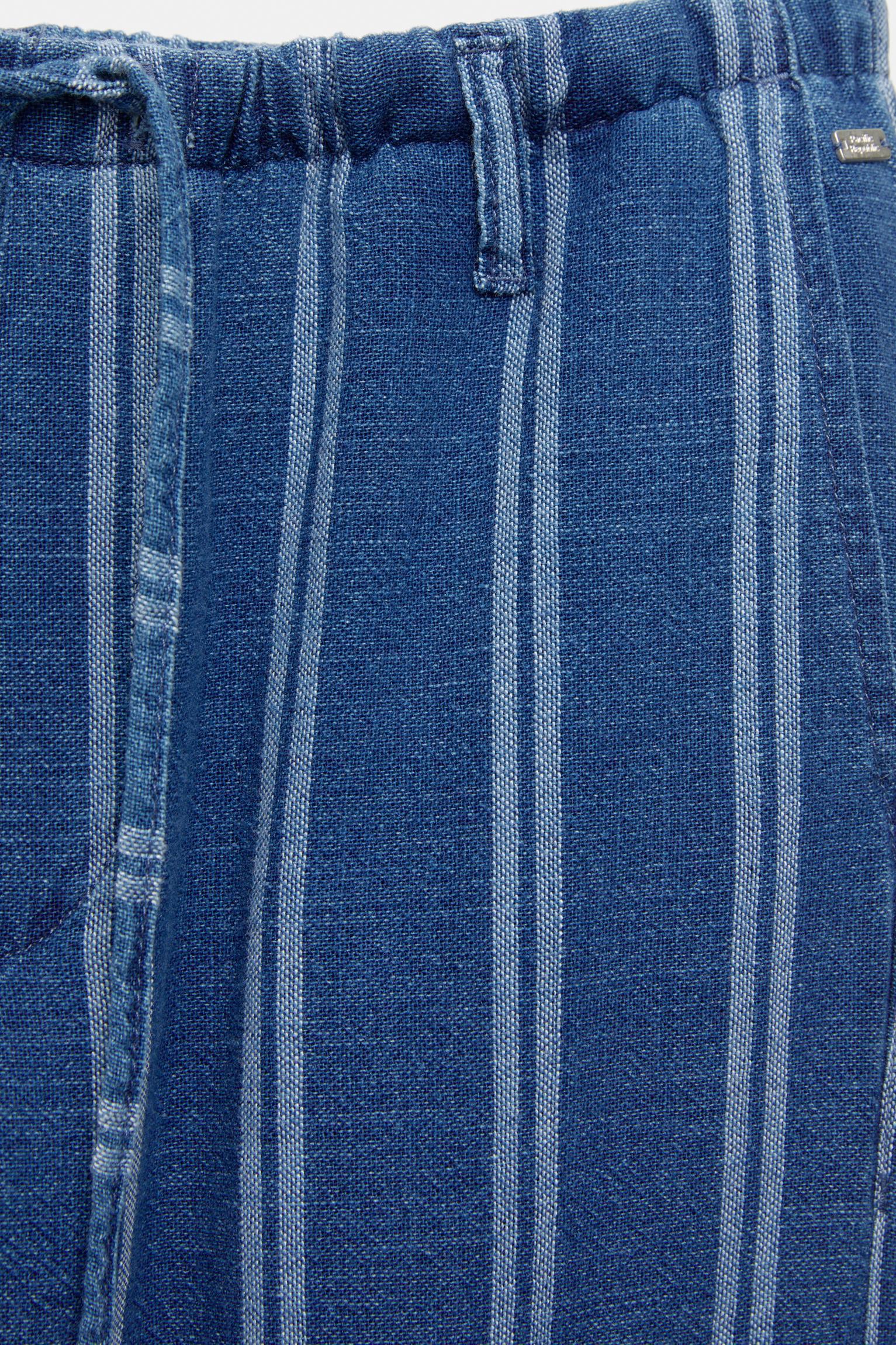 Striped rustic pants Product Image