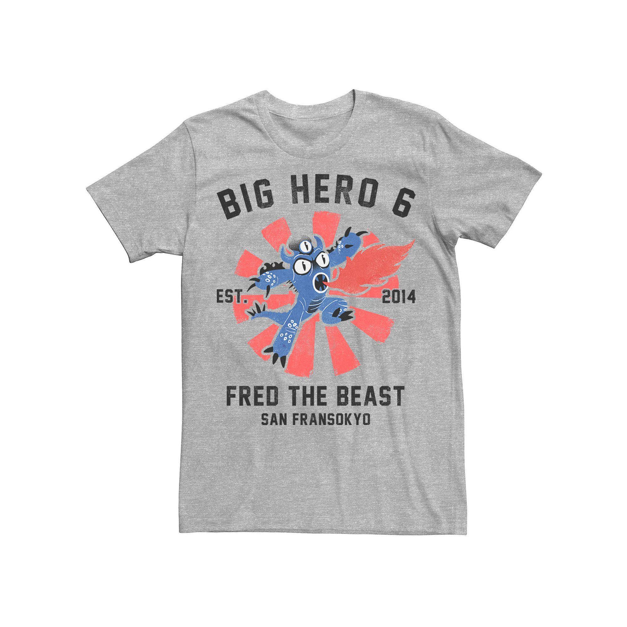 Disney's Big Hero 6 Fred The Beast Poster Men's Tee,  Product Image