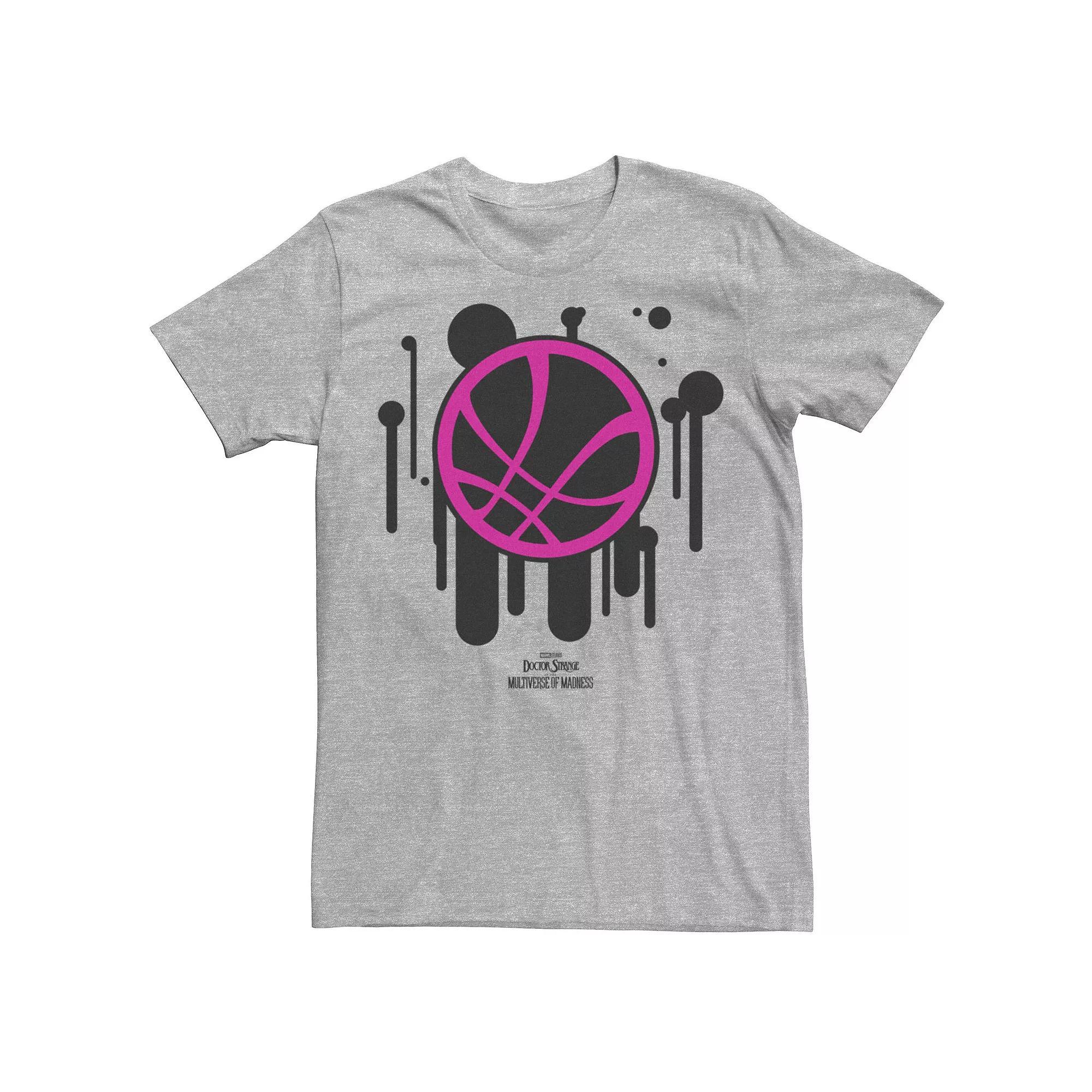 Men's Marvel Doctor Strange Movie 2 Paint Drip Seal Tee, Size: XXL, Athletic Grey Product Image