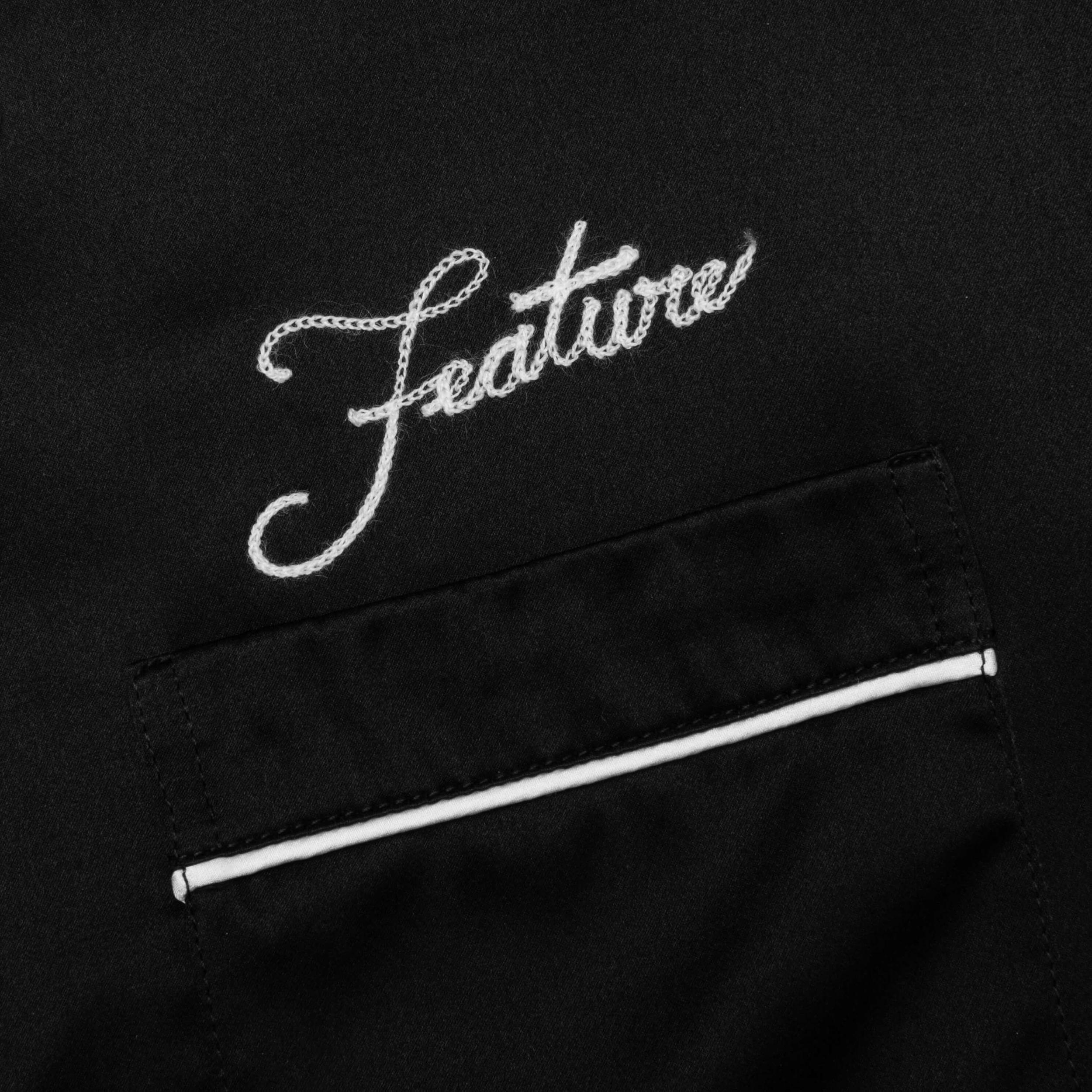 Baptiste Silk Shirt - Black Male Product Image