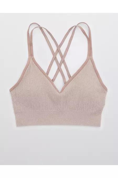 Aerie Seamless Strappy Padded Bralette Women's Product Image