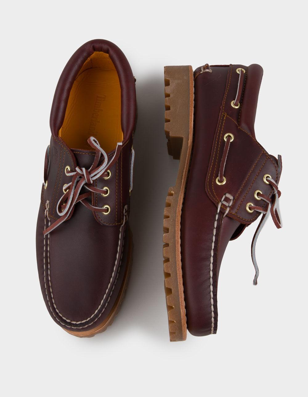 TIMBERLAND Authentics Mens 3-Eye Boat Shoes Product Image