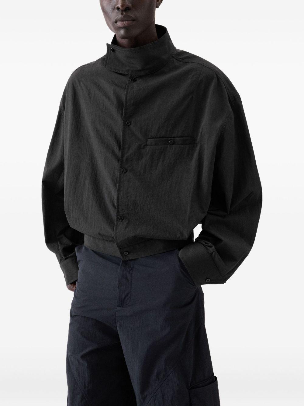 cropped button-up jacket Product Image