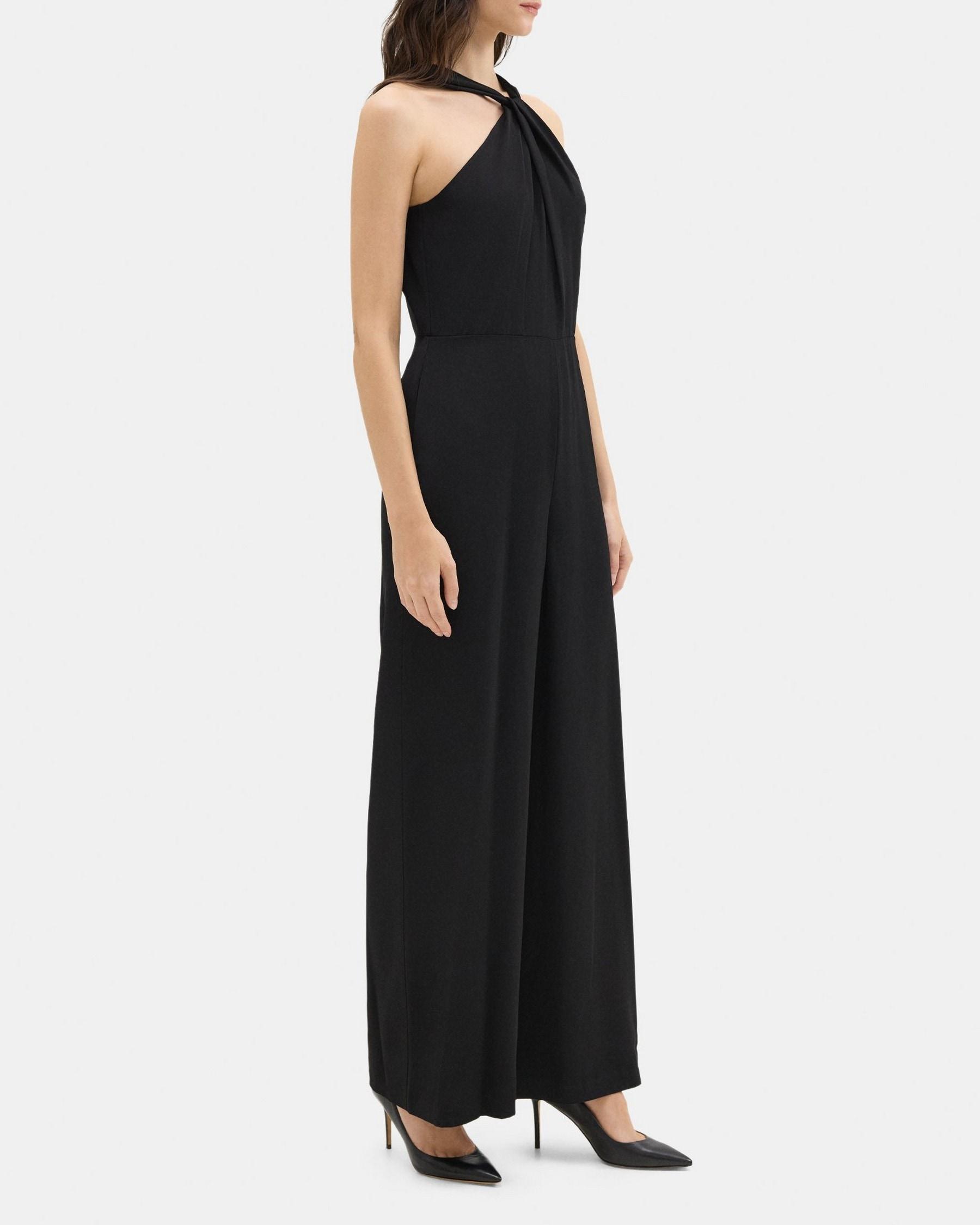 Twisted Jumpsuit in Viscose Product Image