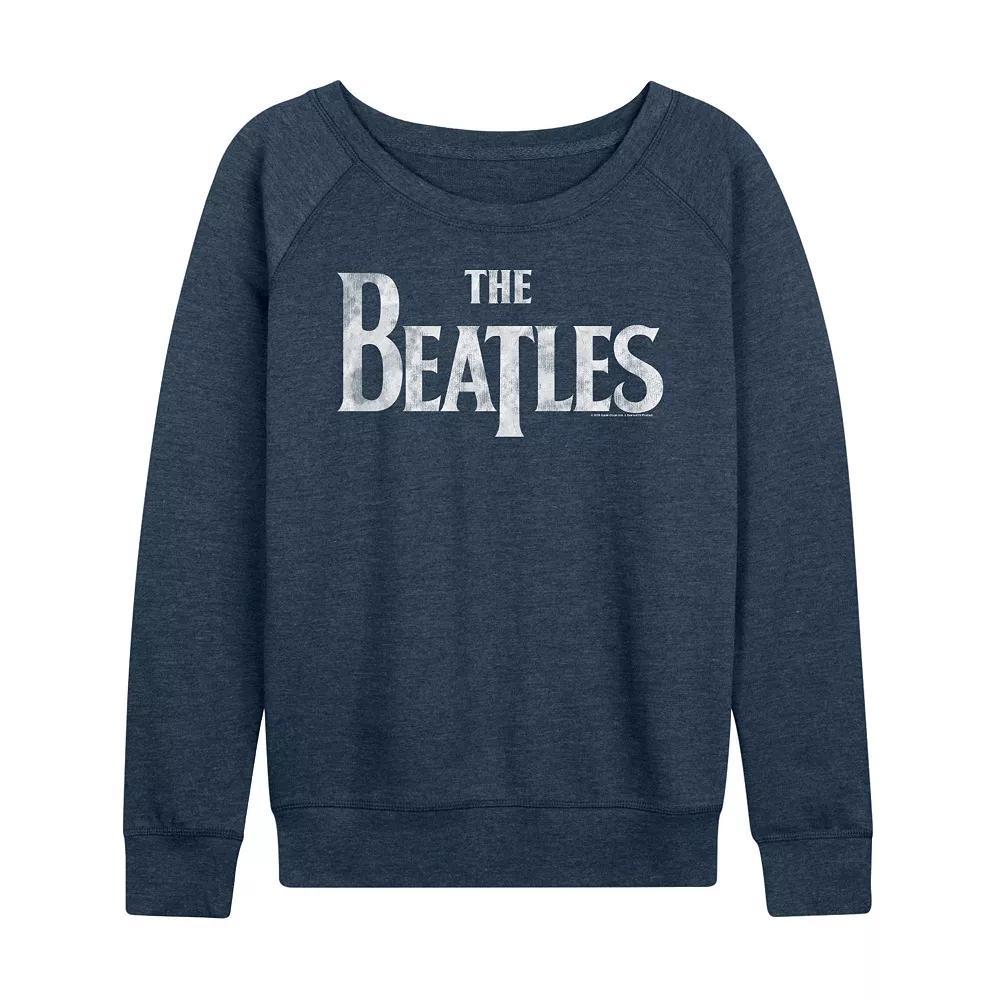Women's The Beatles Logo French Terry Long Sleeve Tee,  Product Image