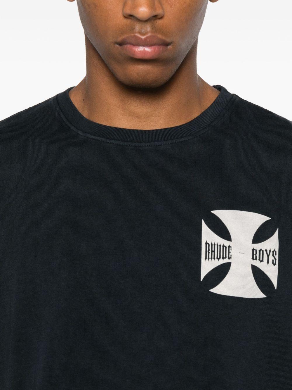 cross-embellished T-shirt Product Image