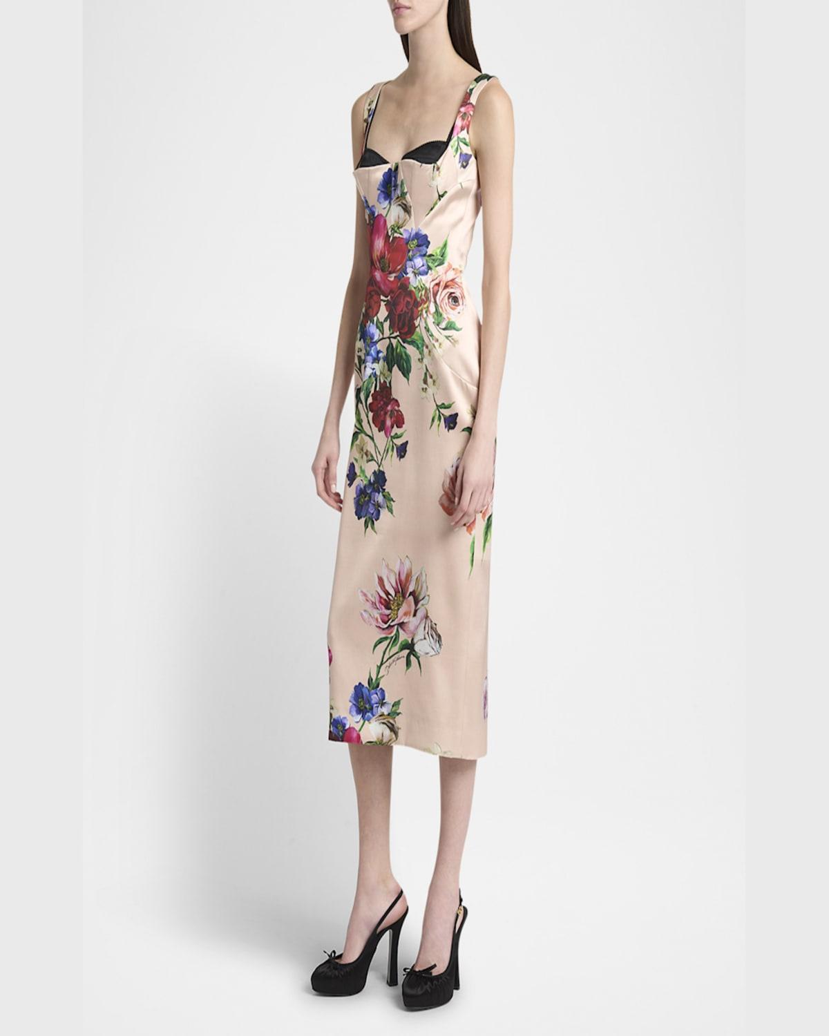 floral-print midi dress Product Image