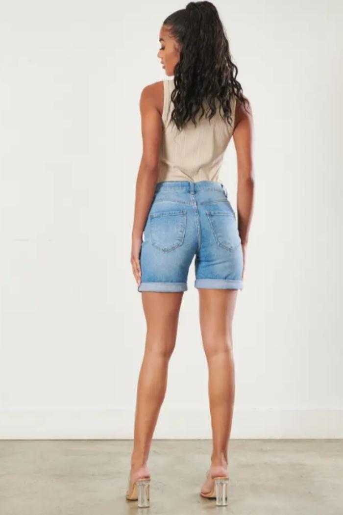 Vintage V Mom Shorts Product Image