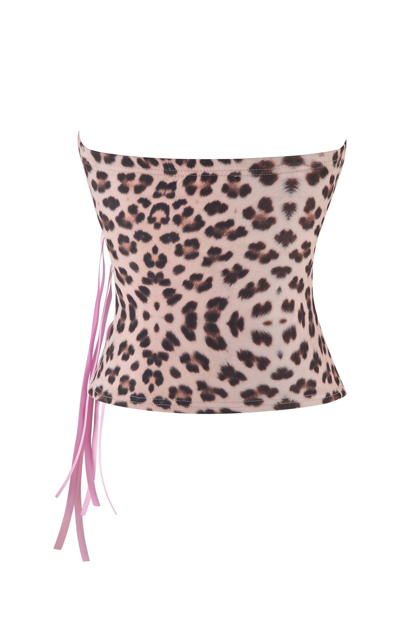 ARLY TOP - NEUTRAL : LEOPARD : WILD CARD Product Image