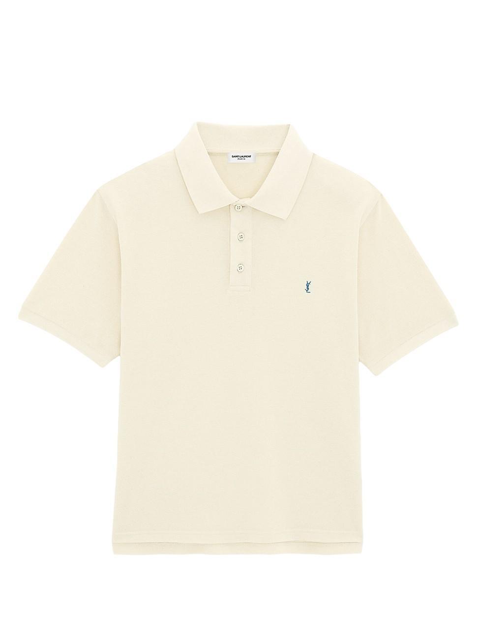 Mens Monogram Polo Shirt in Cotton Piqu Product Image