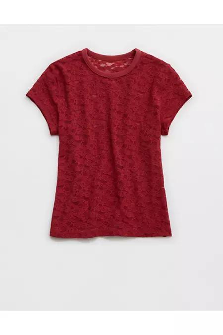 Aerie Lace Vintage T-Shirt Women's Product Image