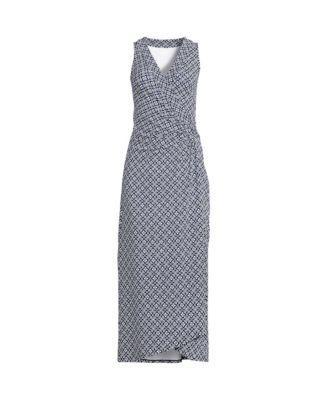 Womens Lands End Sleeveless Tulip Hem Maxi Dress Product Image