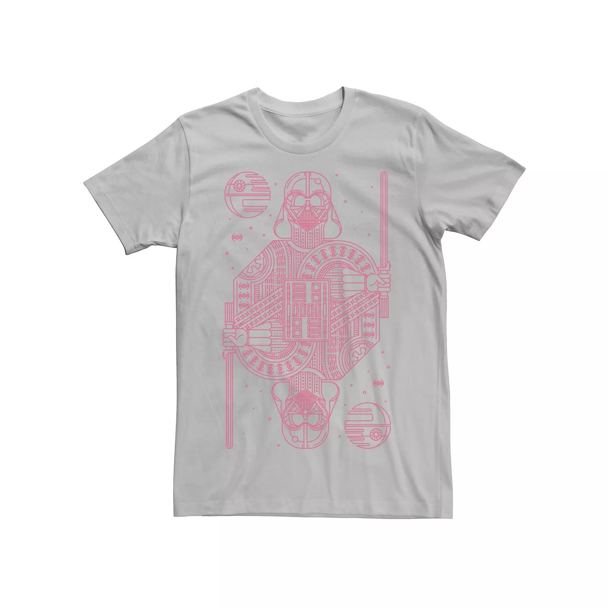Men's Star Wars Darth Vader Line Art Poster Tee,  Product Image