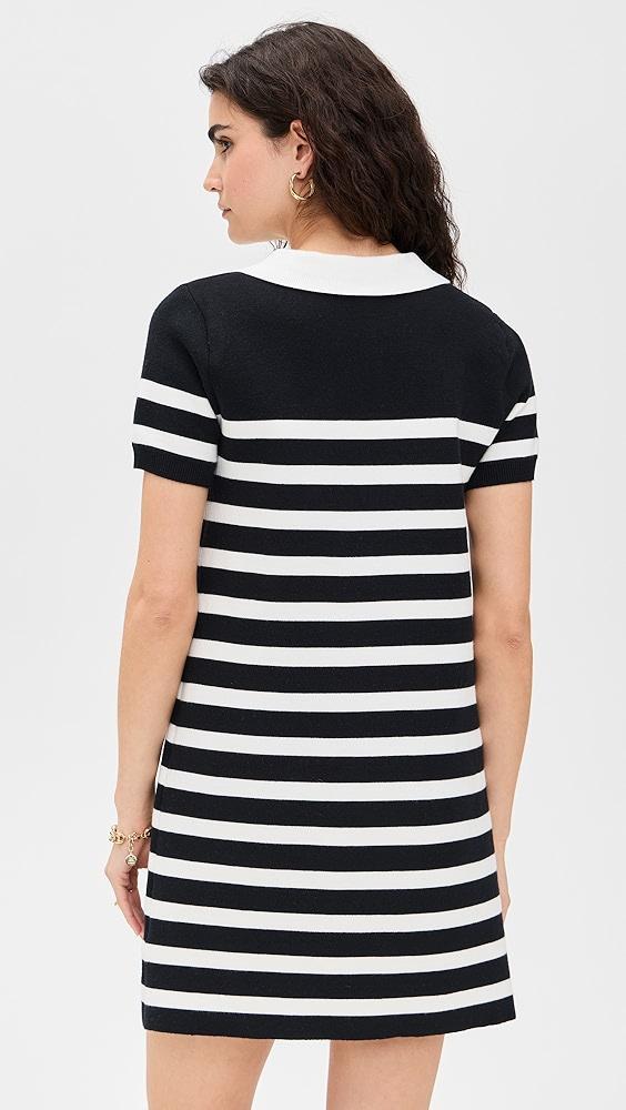 English Factory Stripe Collar Mini Dress | Shopbop Product Image