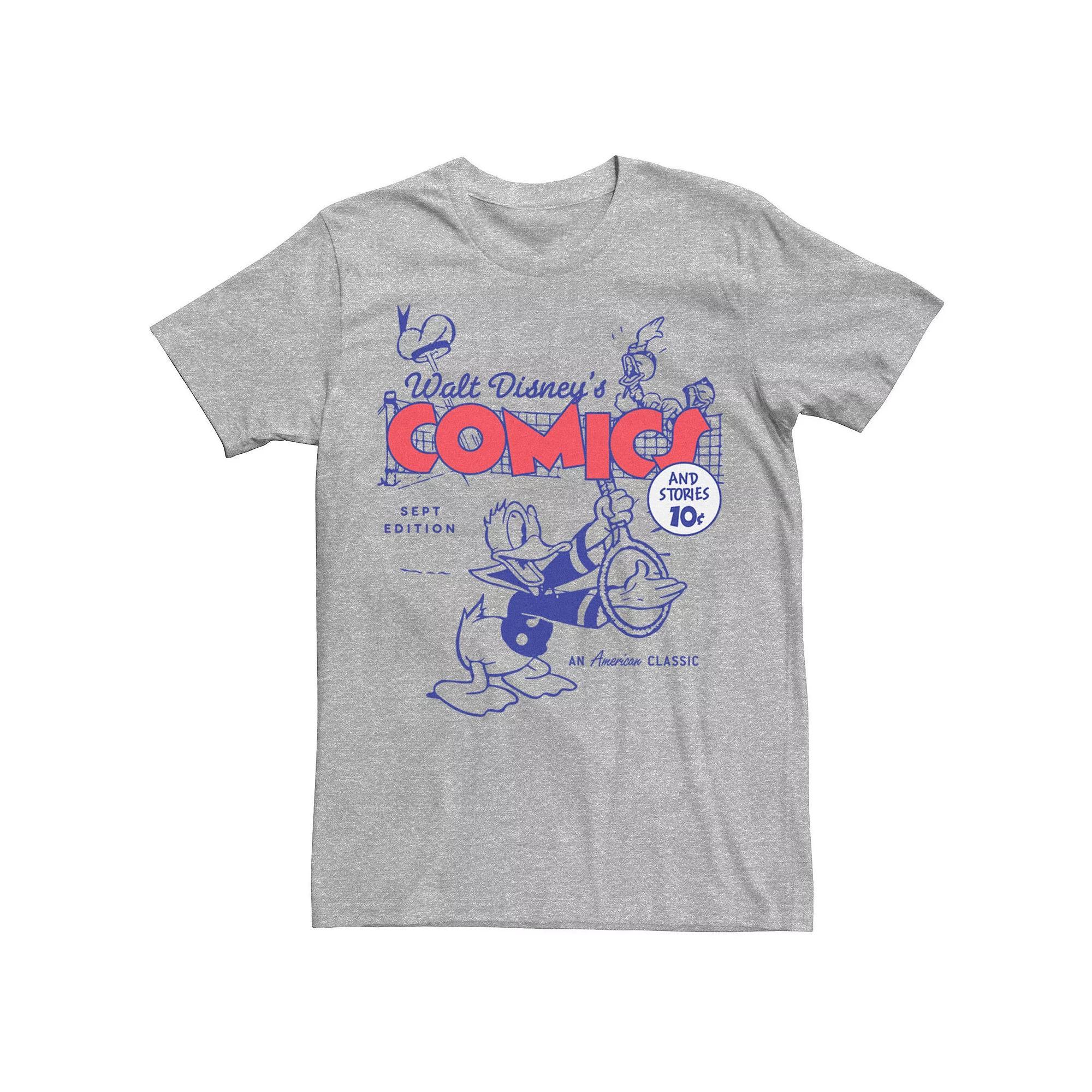 Disney's Donald Duck Retro Comic Cover Hat Men's Tee,  Product Image