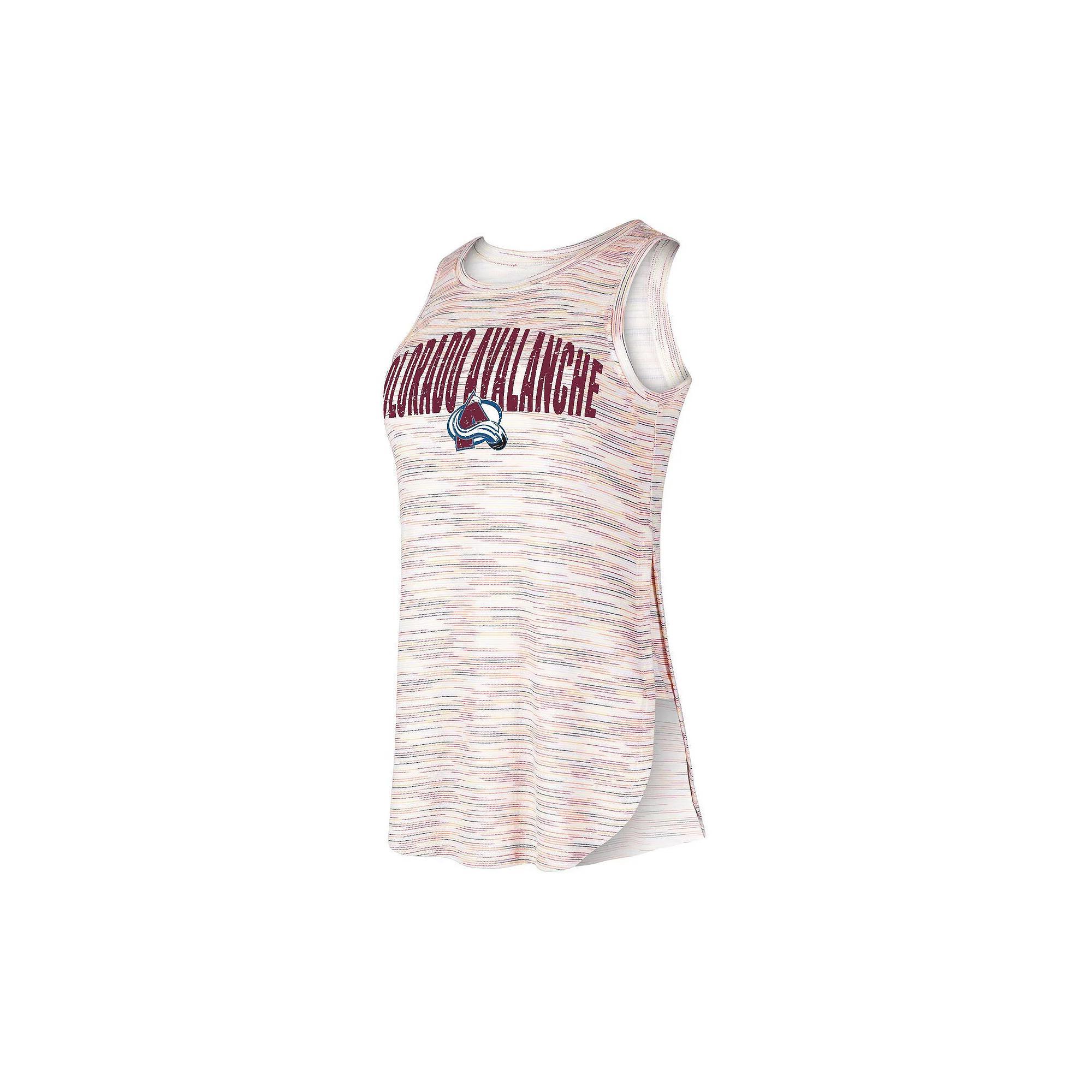 Women's Concepts Sport Colorado Avalanche Sunray Multicolor Tri-Blend Tank Top,  Product Image